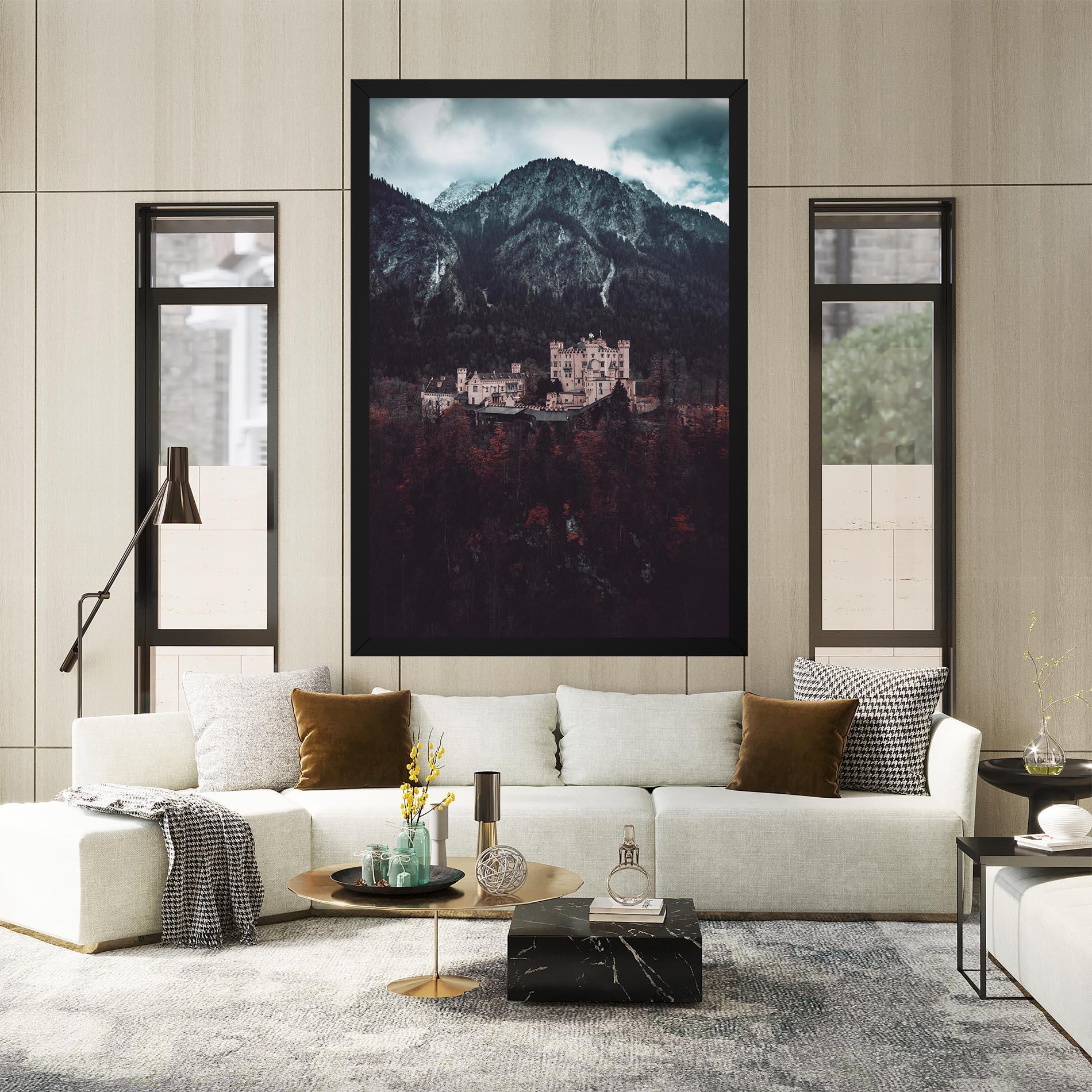 Tablou Canvas Forest Castle mockup 2