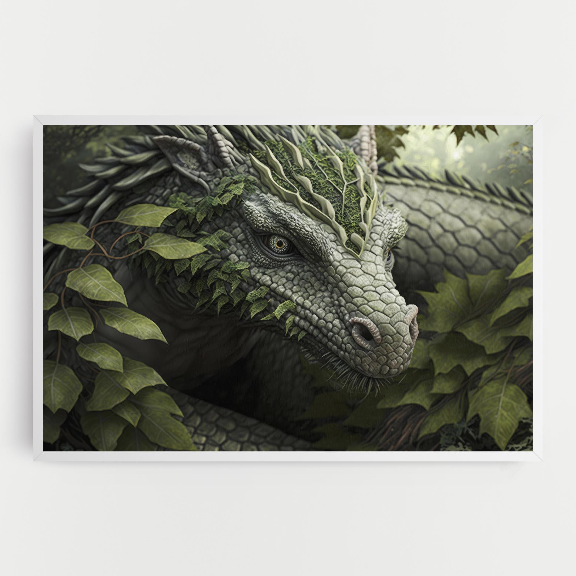 Tablou Canvas Ancient Forest Dragon mockup 0