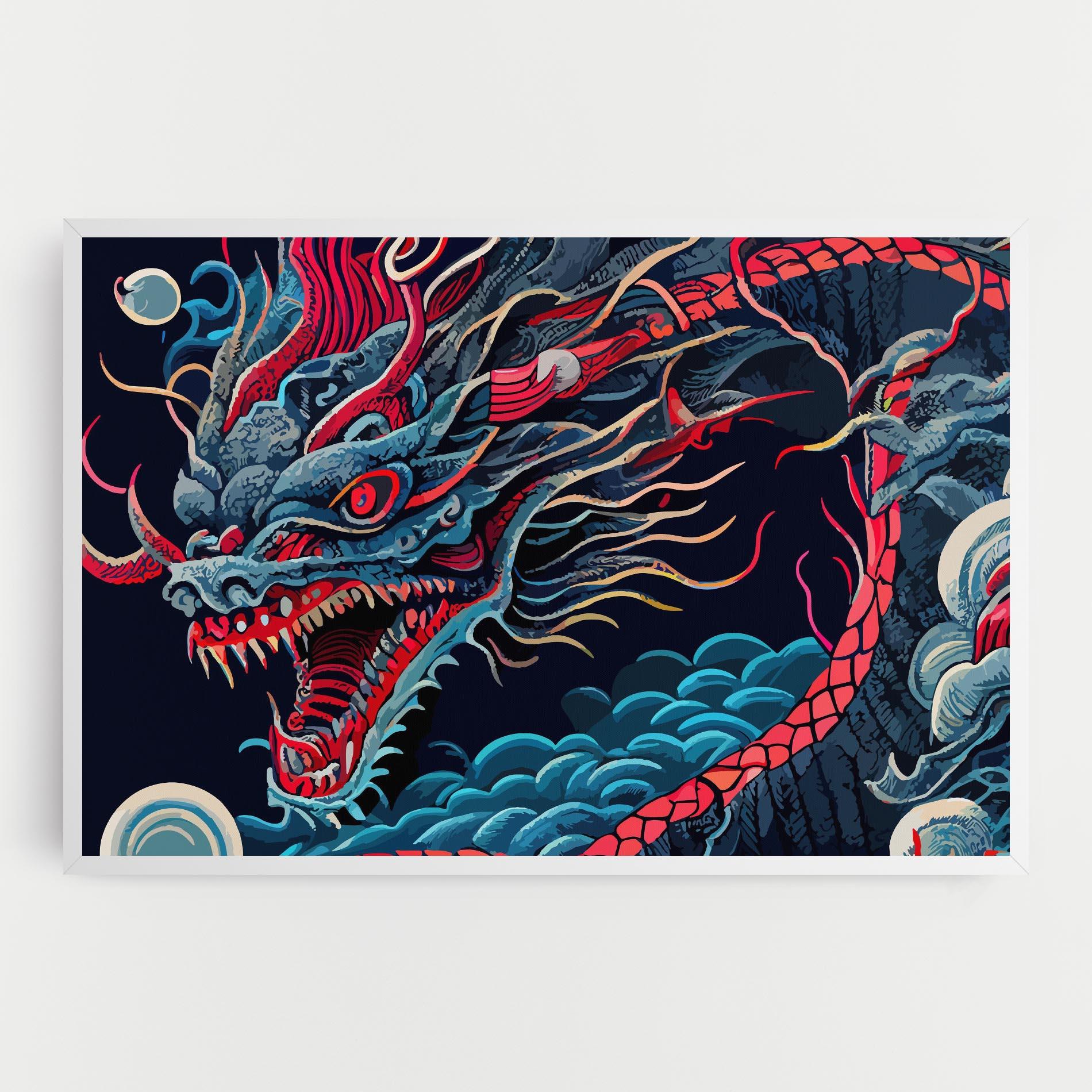 Tablou Canvas Cloud Dragon mockup 0