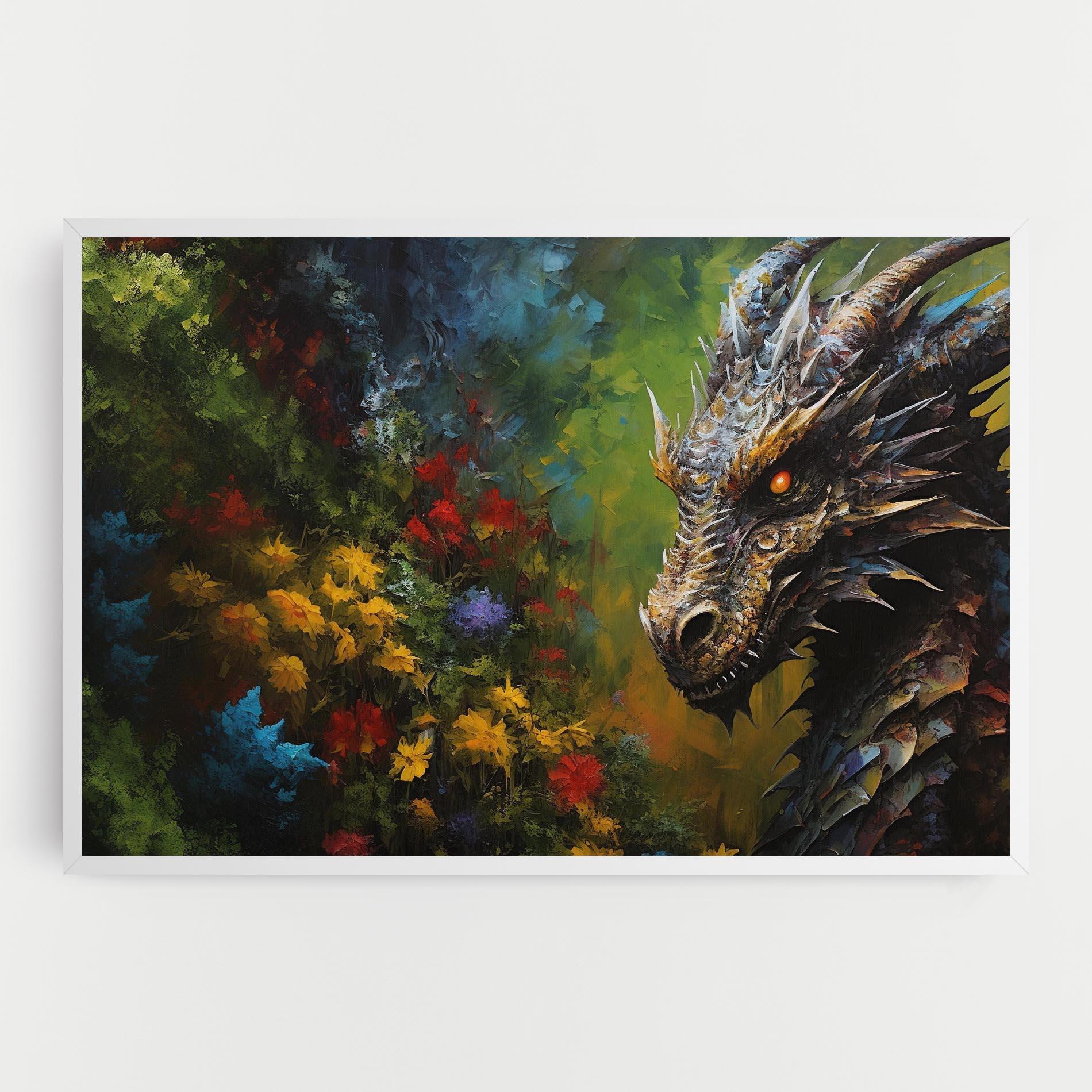 Tablou Canvas Dragon In Nature mockup 0