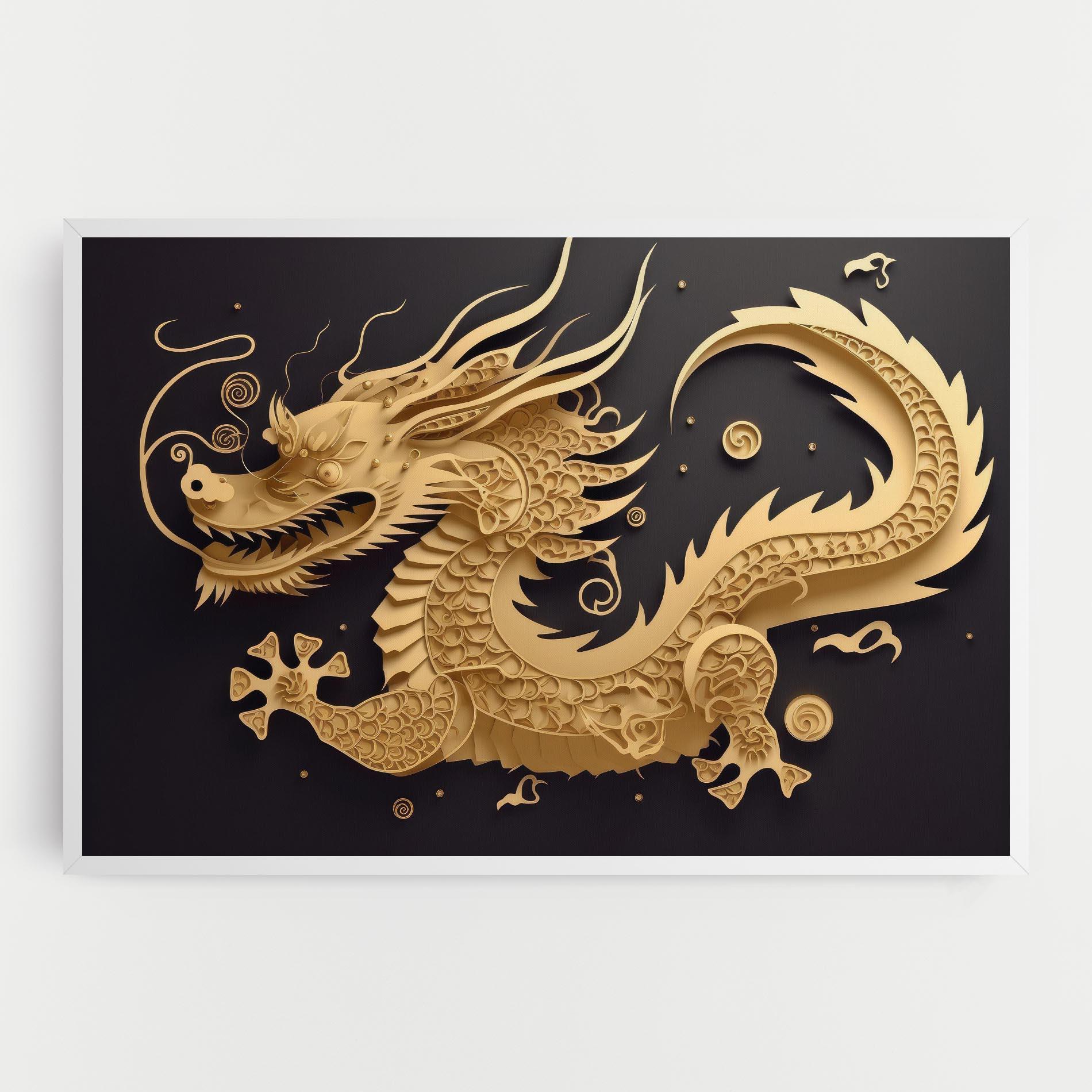 Tablou Canvas Dragon Zodiac Sign mockup 0