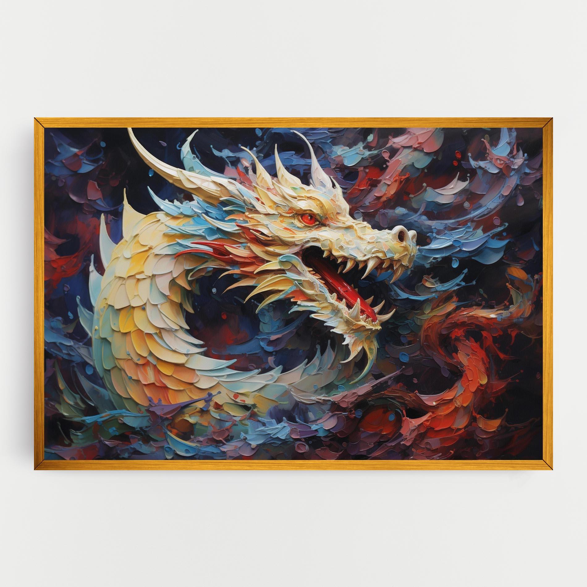 Tablou Canvas Fantasy Dragon Art mockup 0