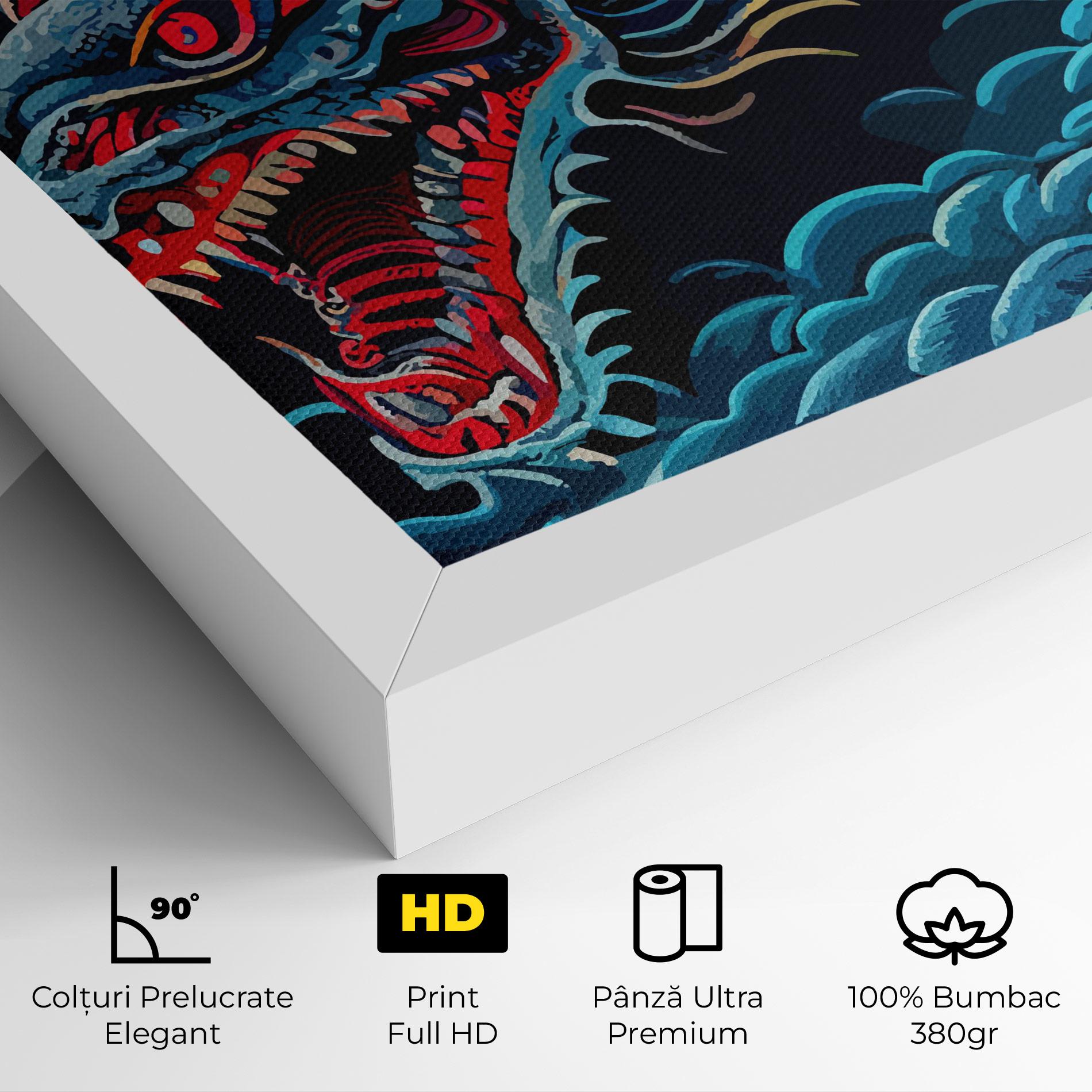 Tablou Canvas Cloud Dragon mockup 4