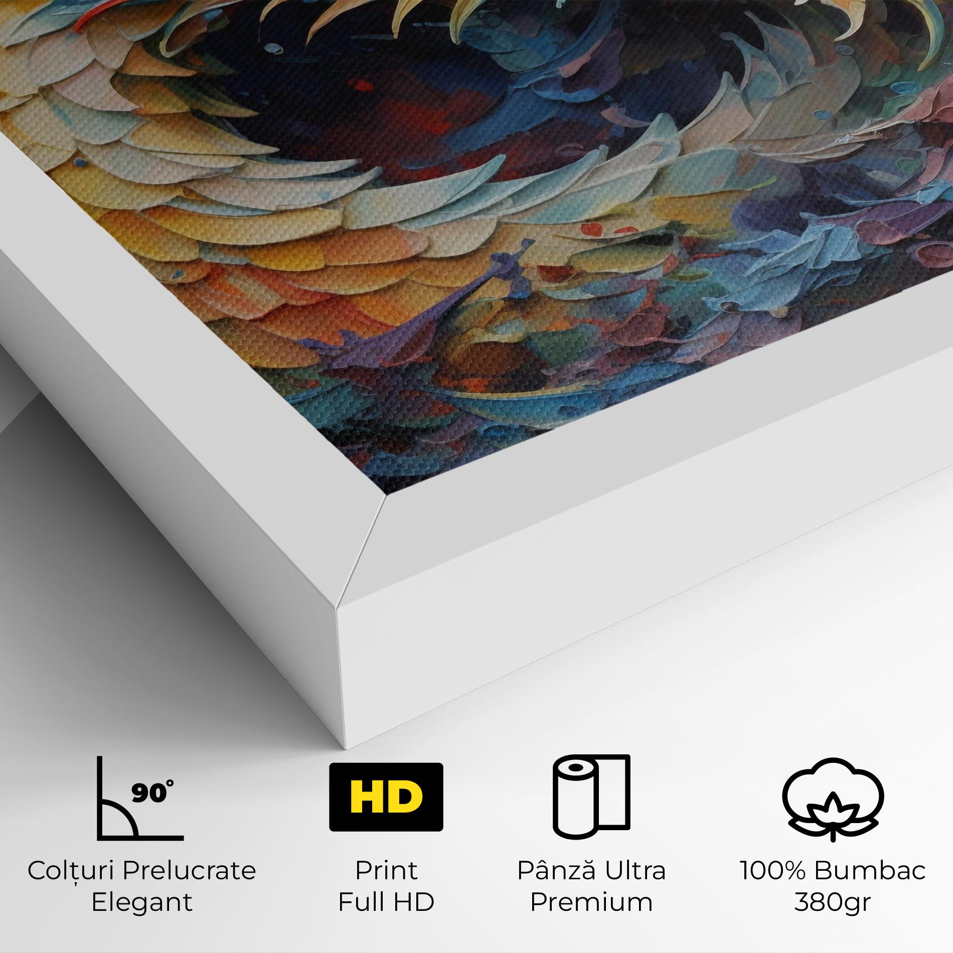 Tablou Canvas Fantasy Dragon Art mockup 4