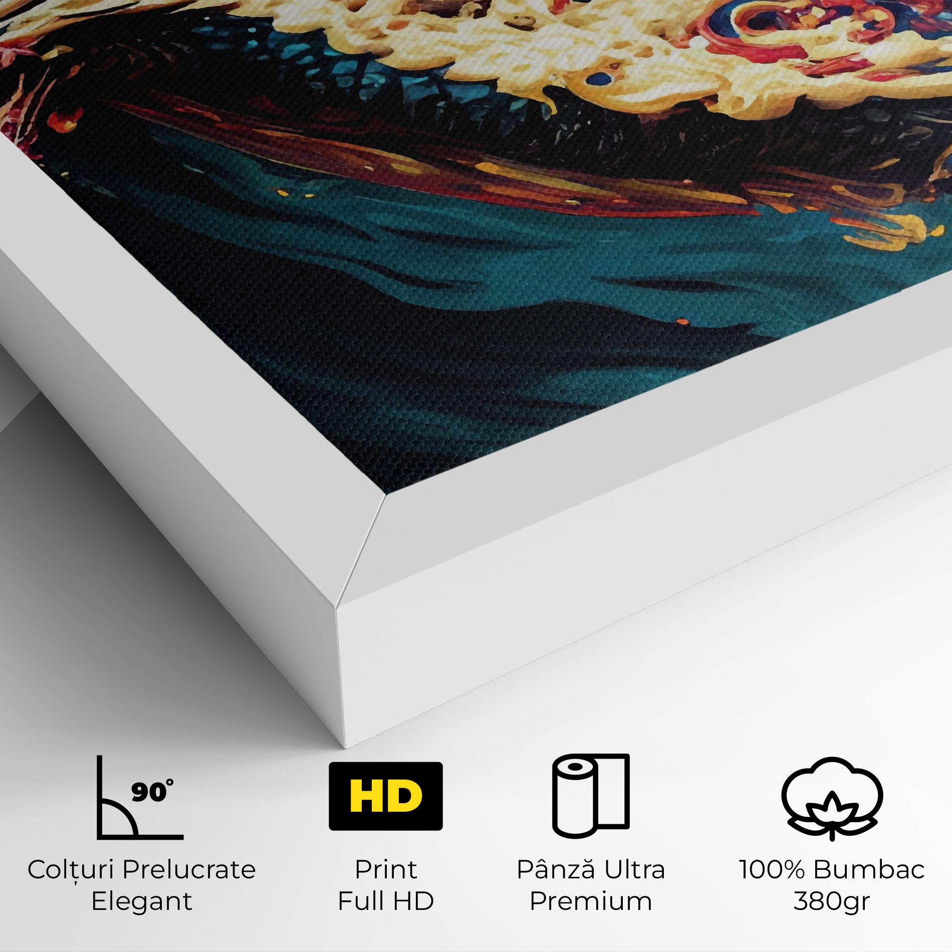 Tablou Canvas Flying Acrylic Dragon mockup 4