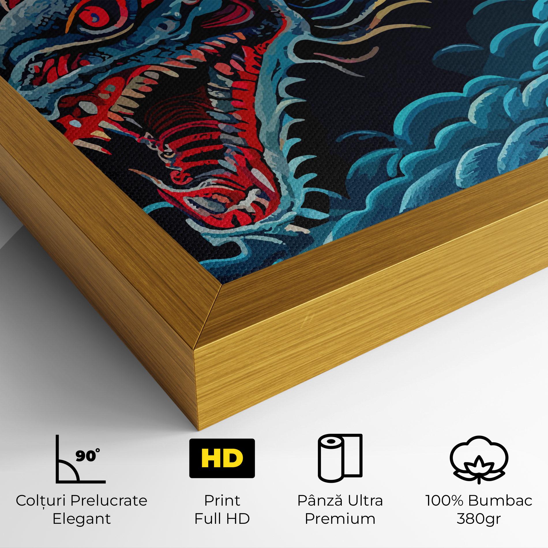 Tablou Canvas Cloud Dragon mockup 4