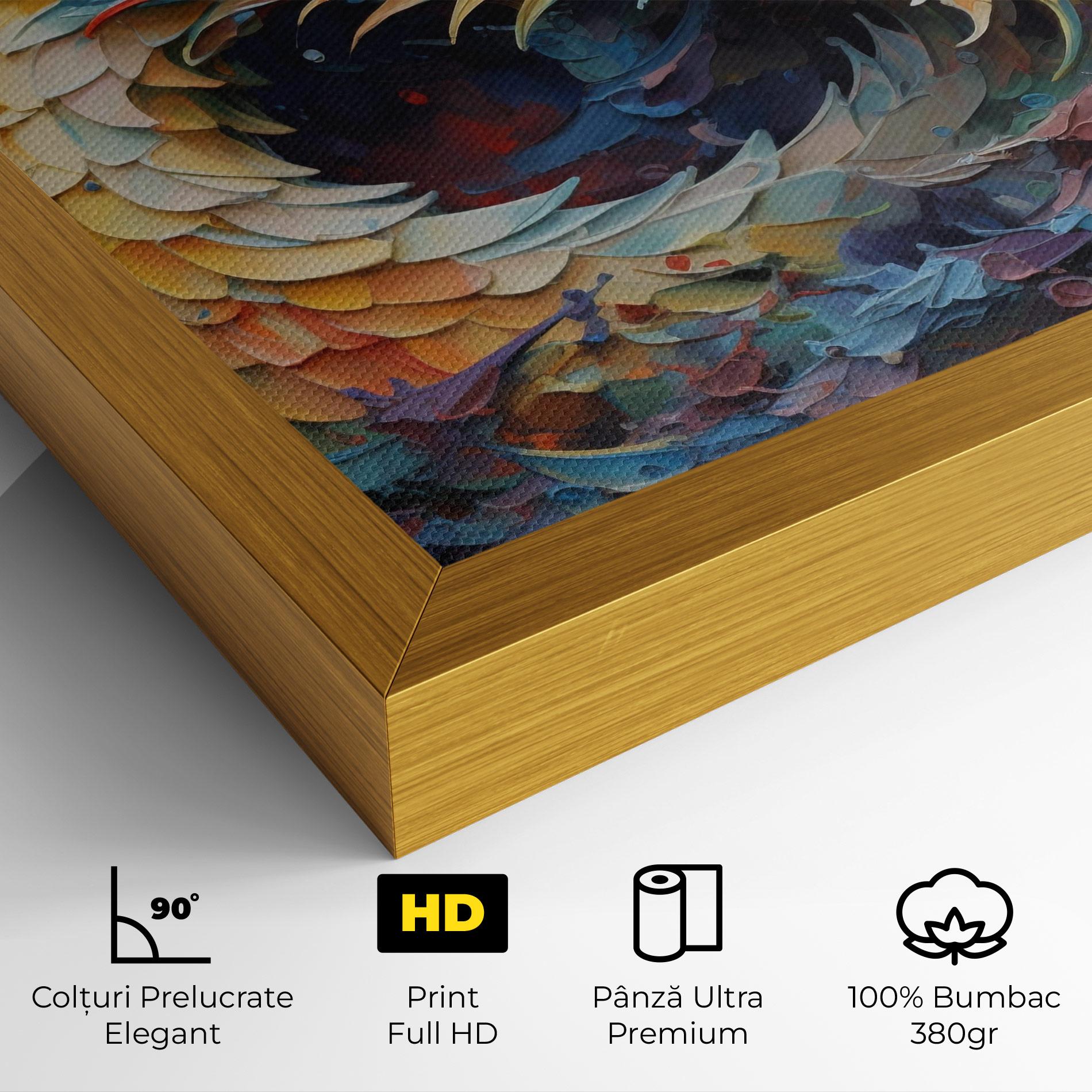 Tablou Canvas Fantasy Dragon Art mockup 4