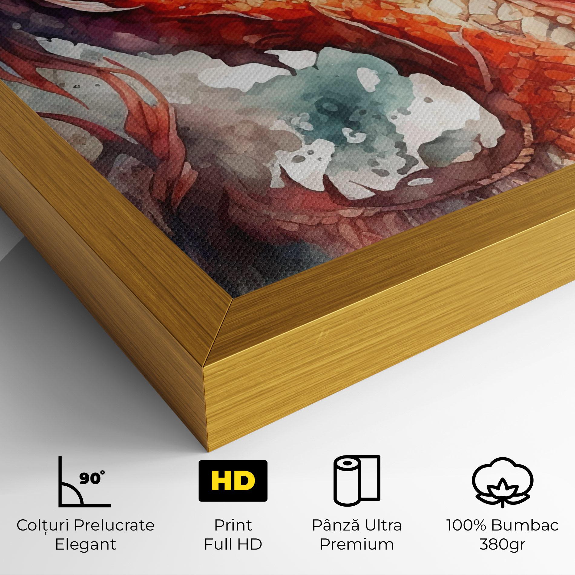 Tablou Canvas Fire Dragon mockup 4
