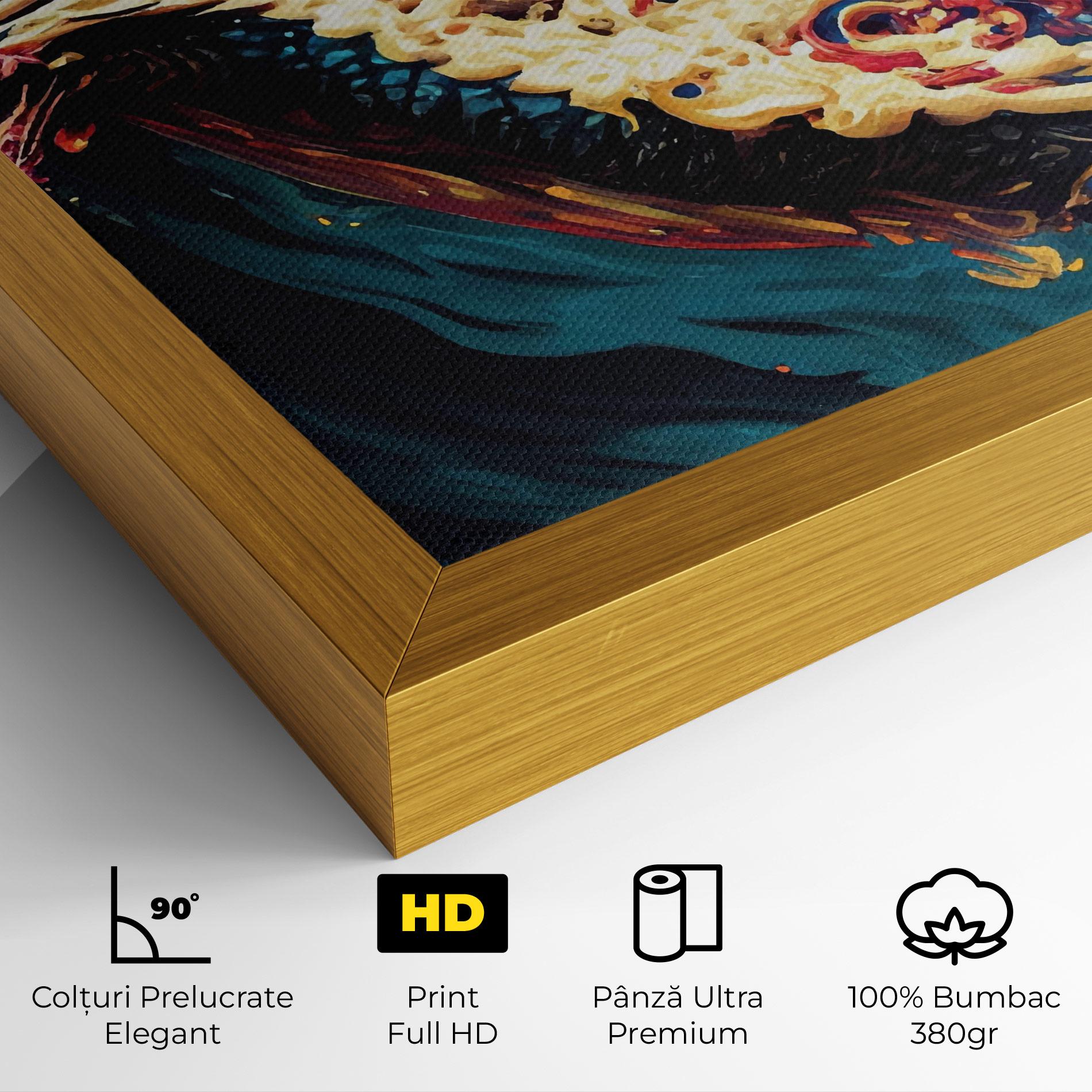 Tablou Canvas Flying Acrylic Dragon mockup 4