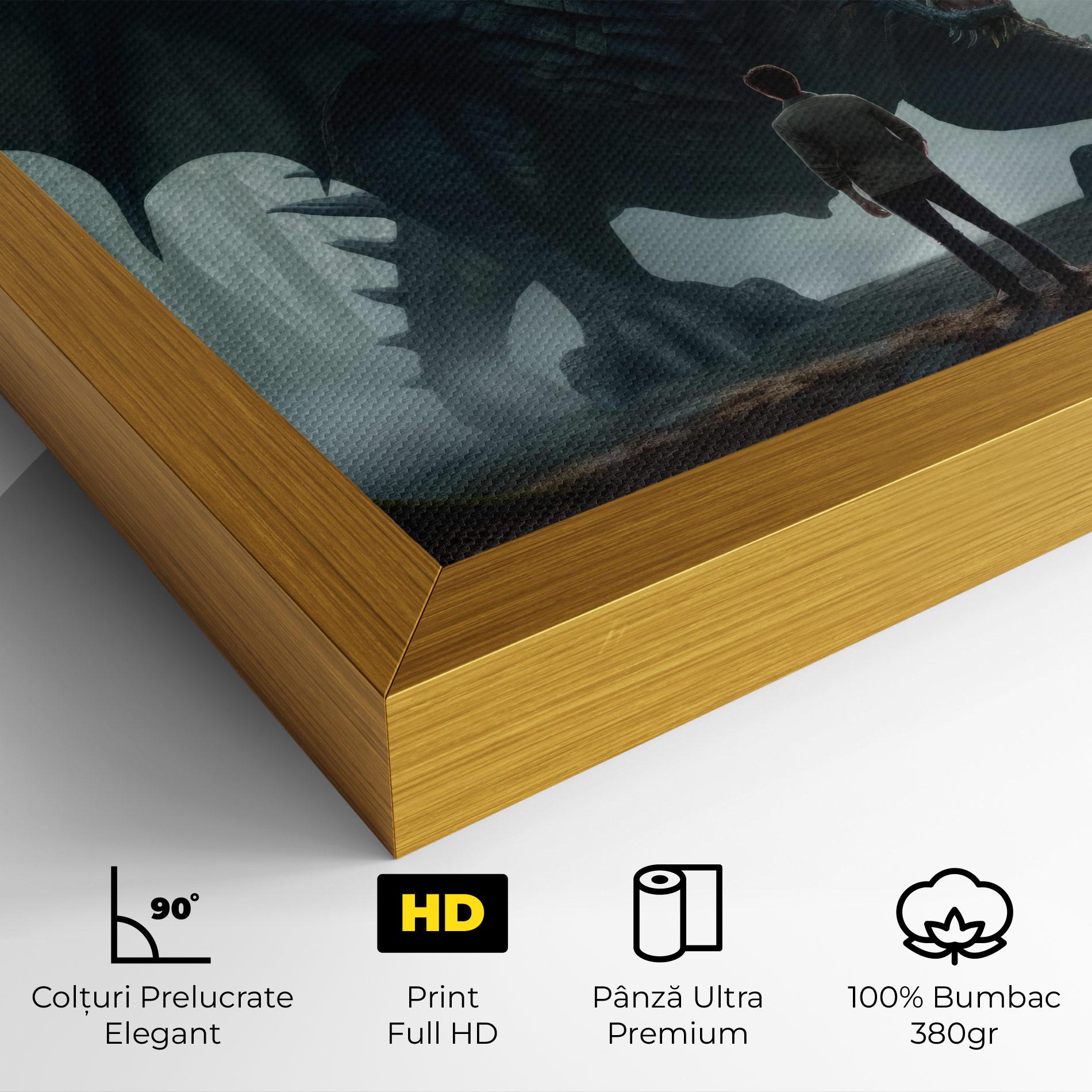 Tablou Canvas Huge Dragon Fantasy mockup 4