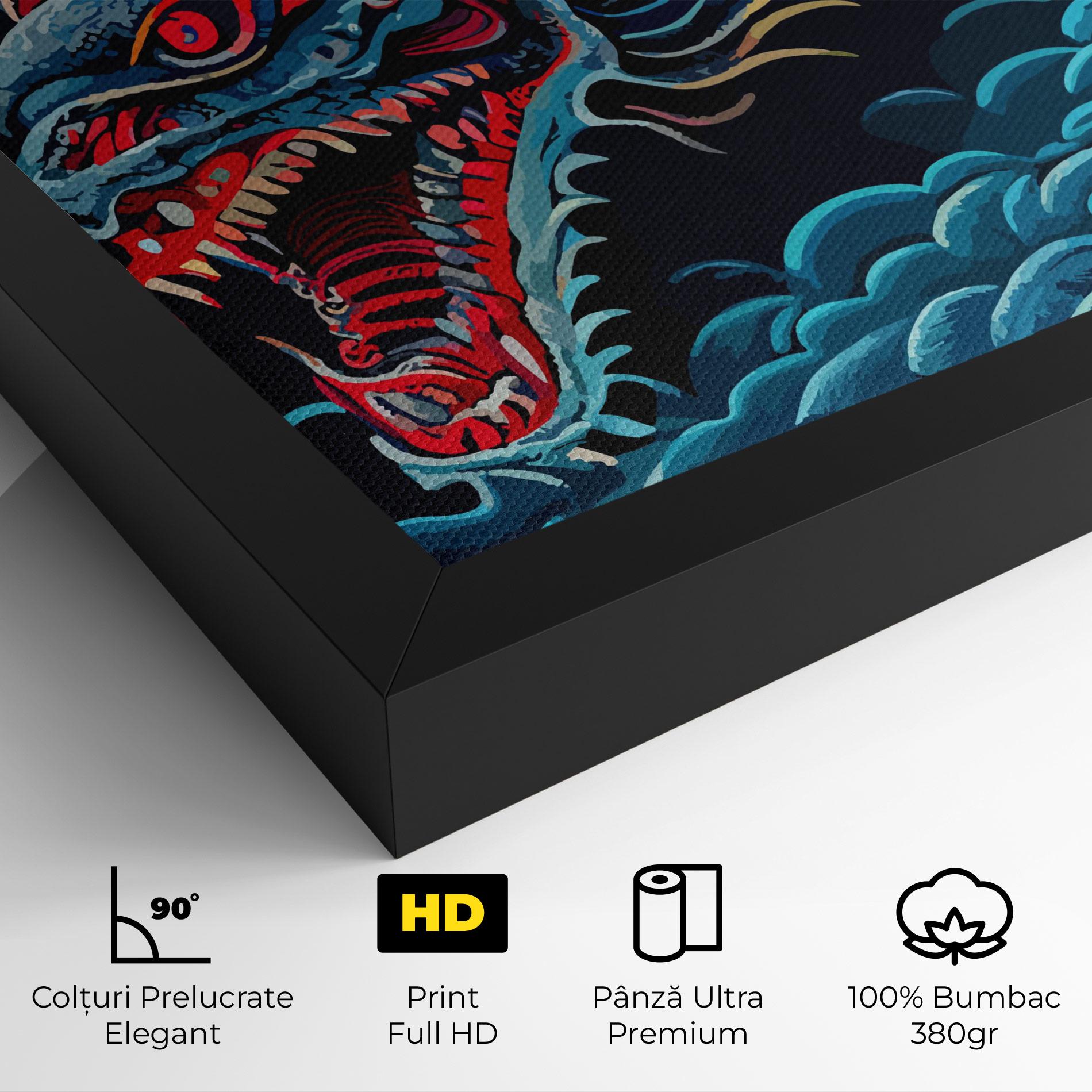 Tablou Canvas Cloud Dragon mockup 4