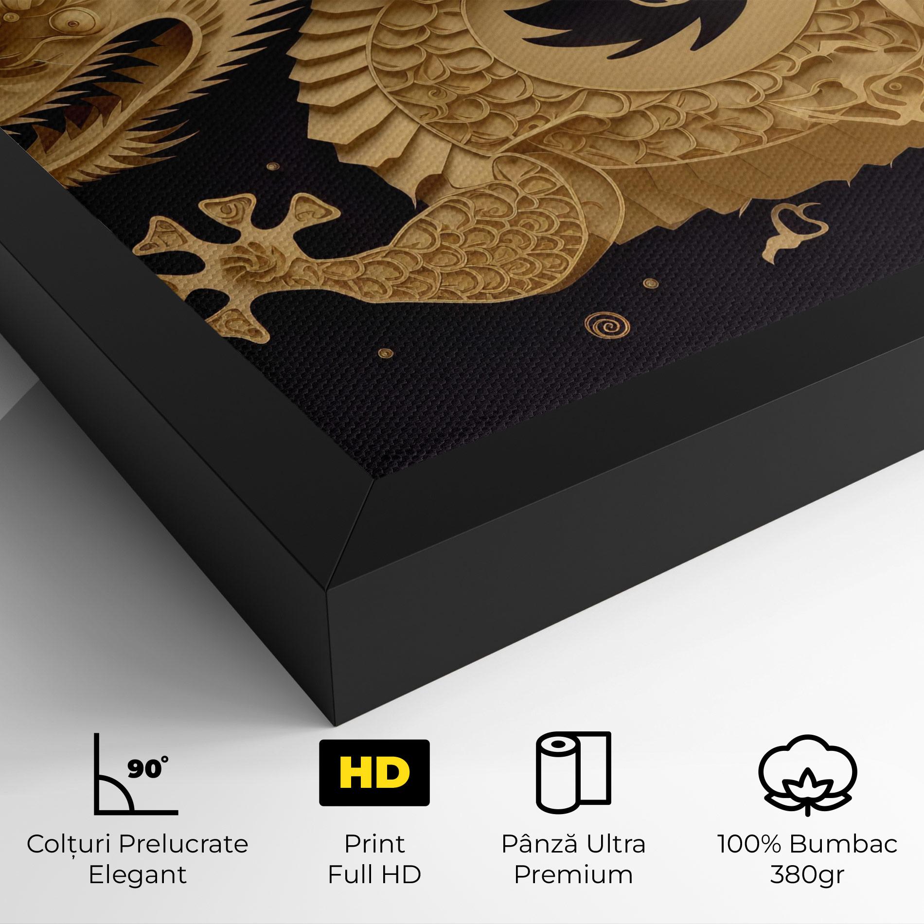 Tablou Canvas Dragon Zodiac Sign mockup 4