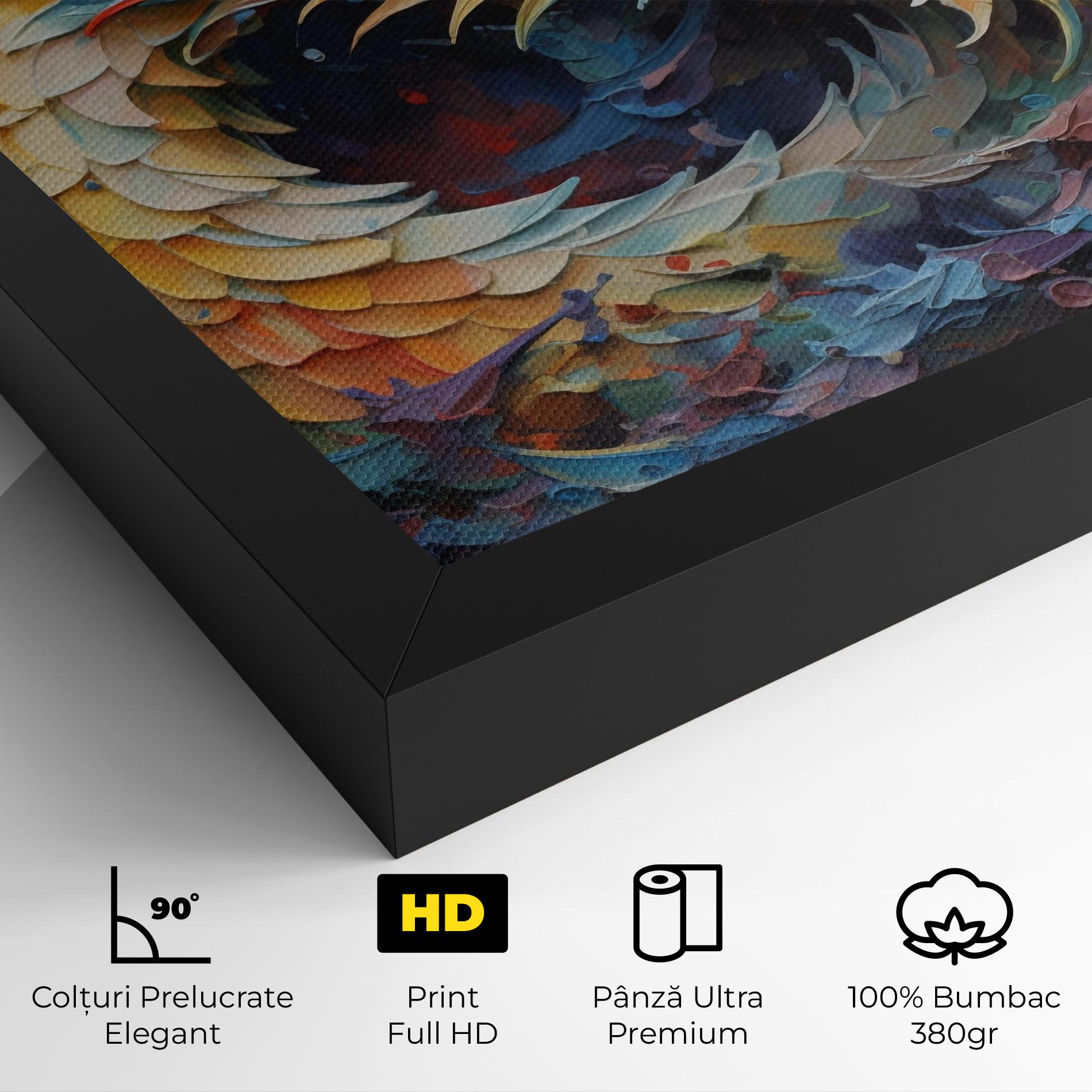Tablou Canvas Fantasy Dragon Art mockup 4
