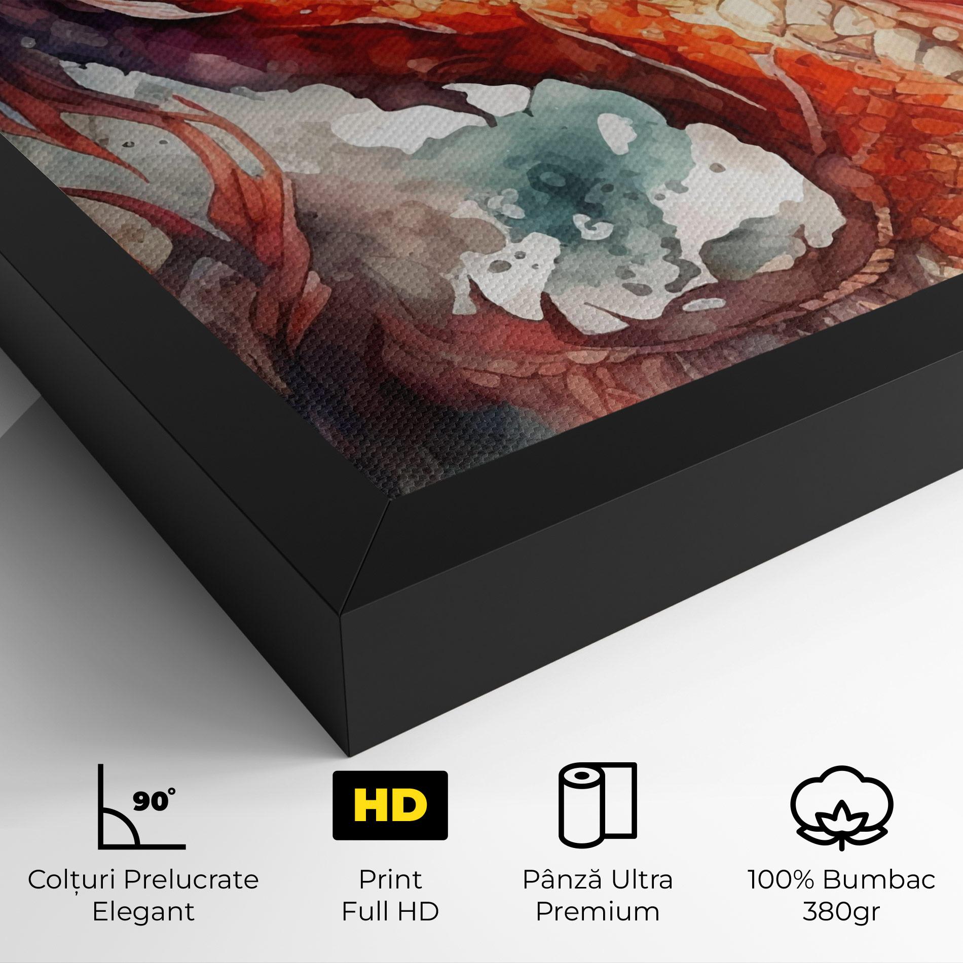 Tablou Canvas Fire Dragon mockup 4