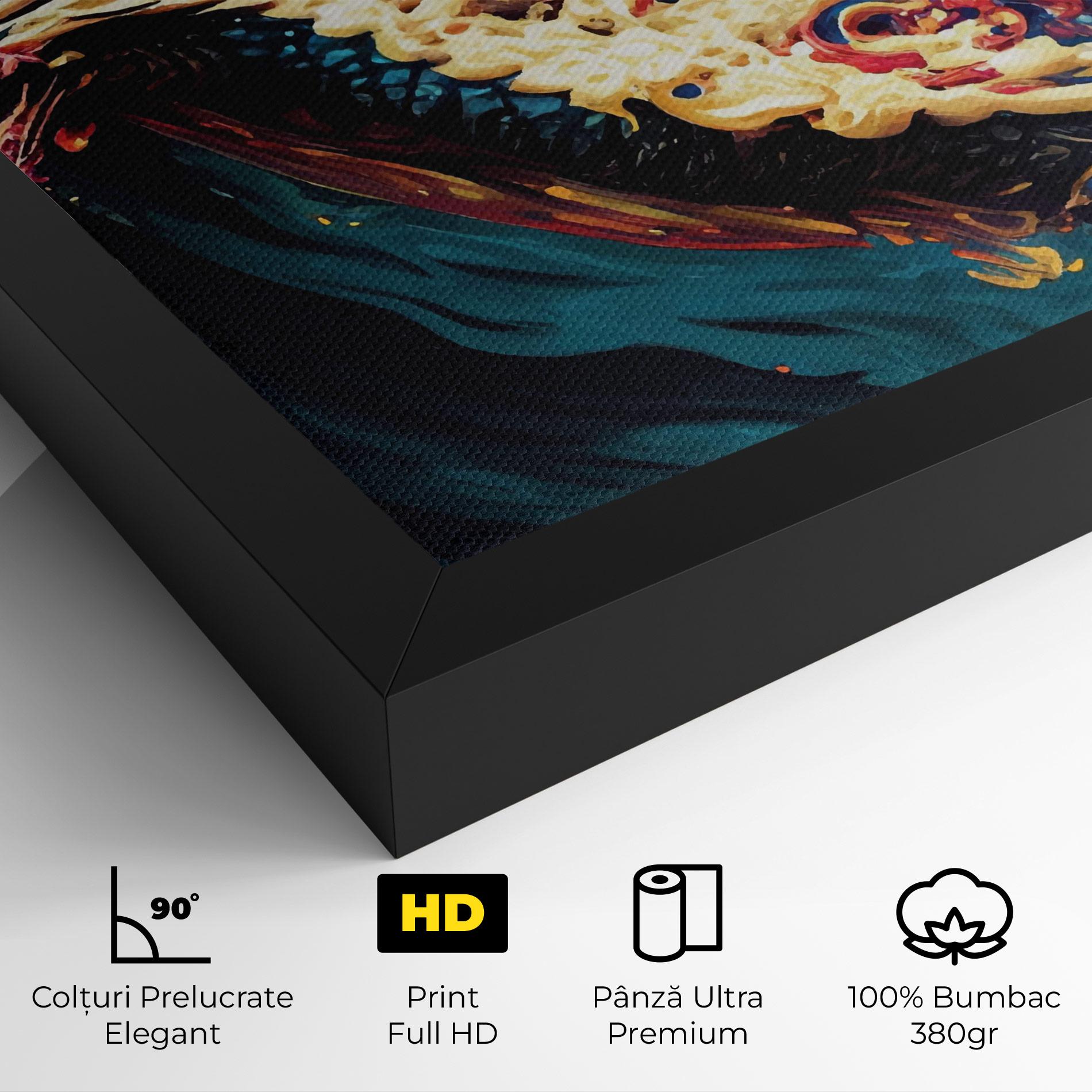 Tablou Canvas Flying Acrylic Dragon mockup 4