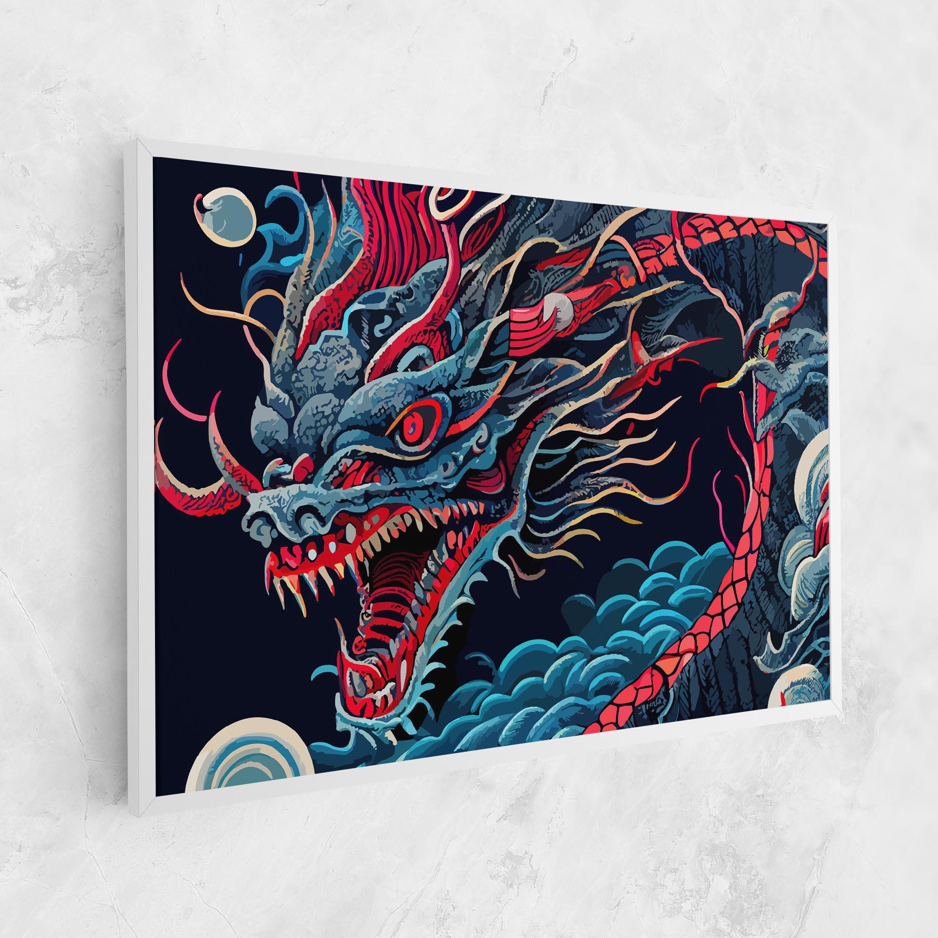 Tablou Canvas Cloud Dragon mockup 1