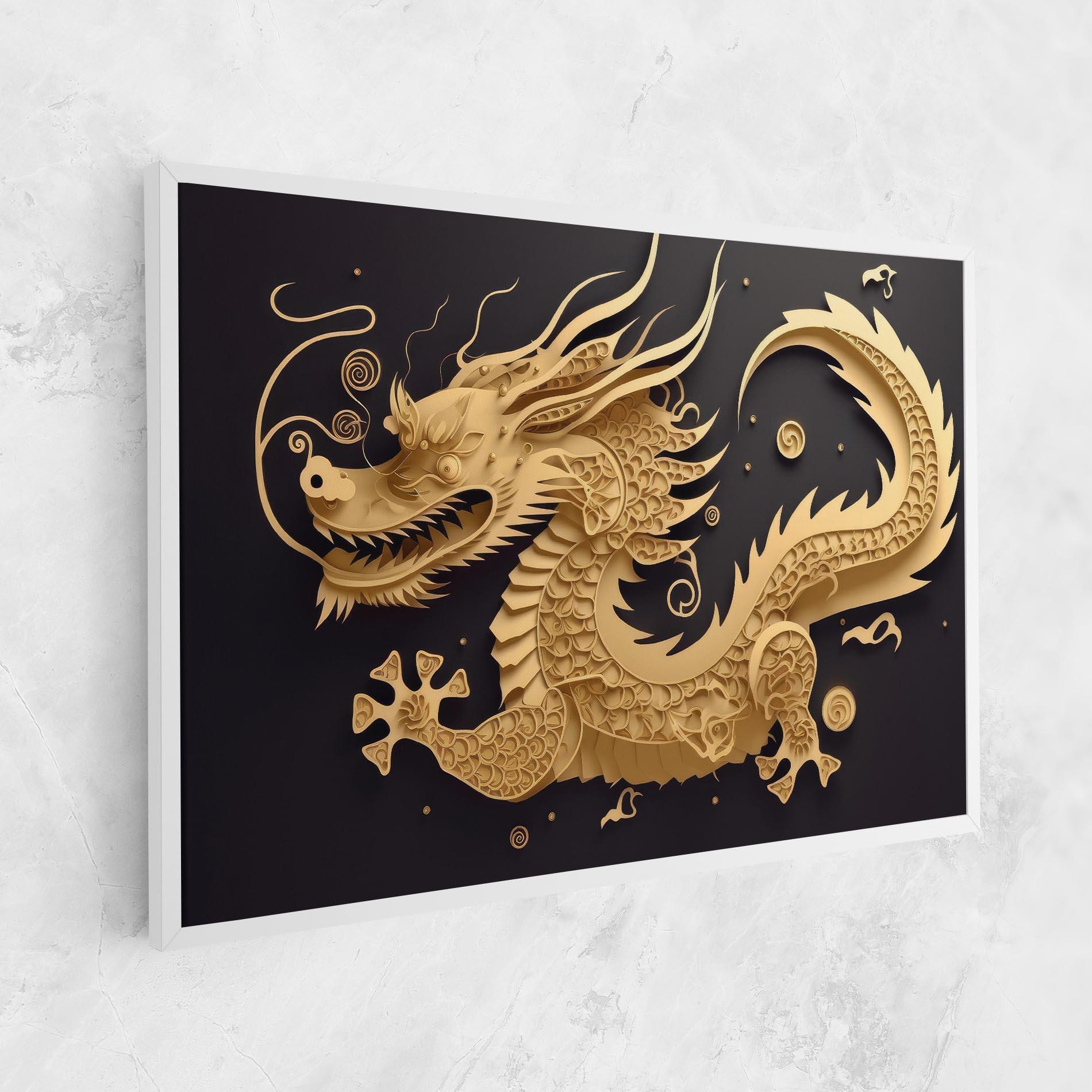 Tablou Canvas Dragon Zodiac Sign mockup 1
