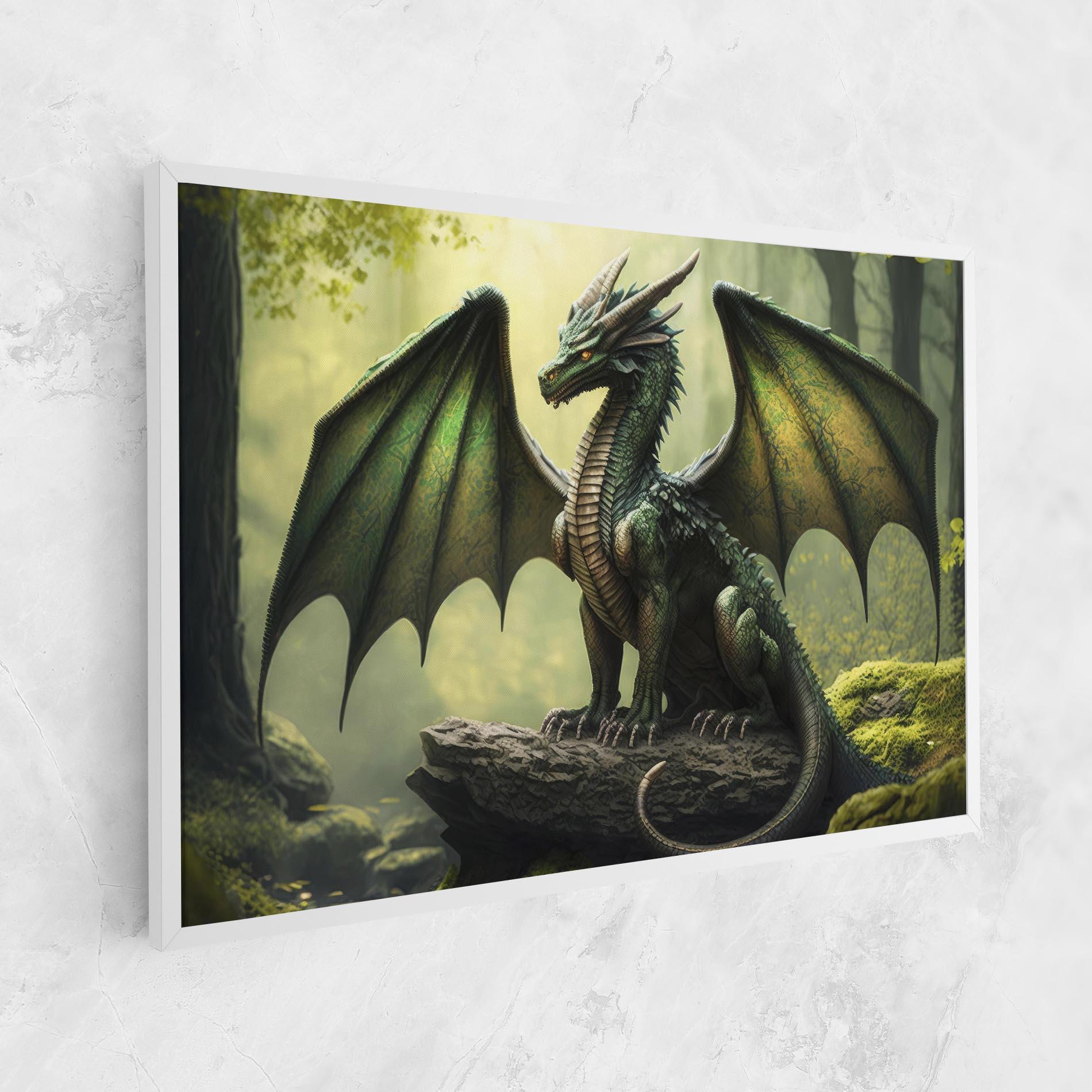 Tablou Canvas Green Dragon mockup 1