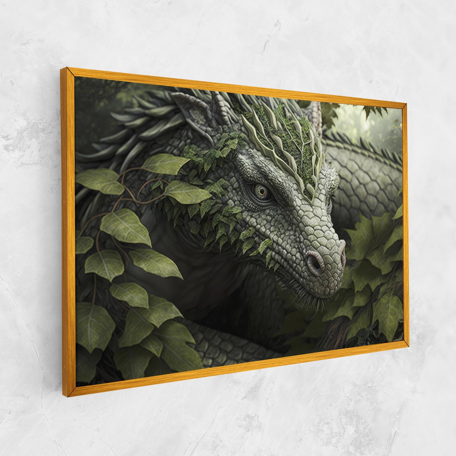 Tablou Canvas Ancient Forest Dragon mockup 1