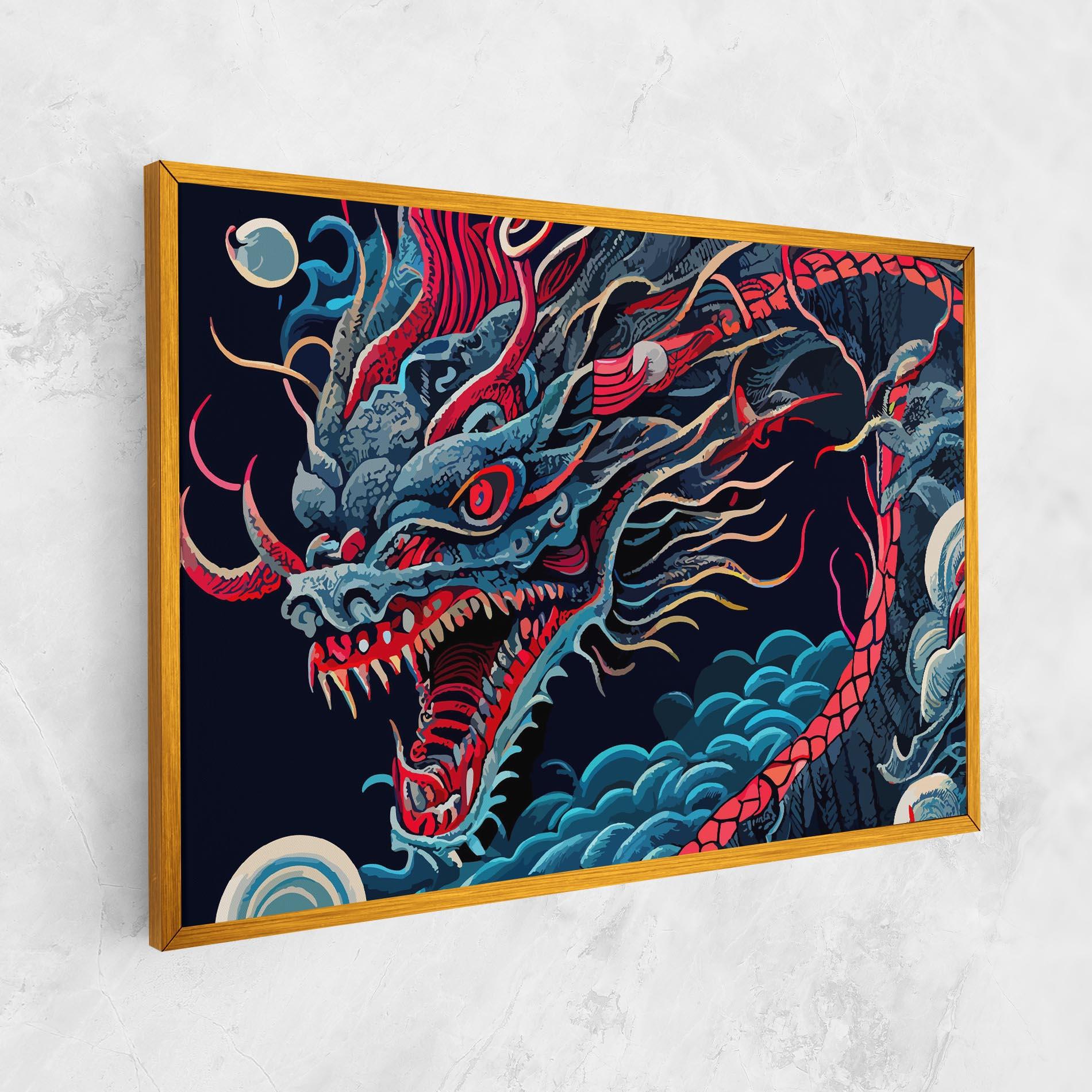 Tablou Canvas Cloud Dragon mockup 1