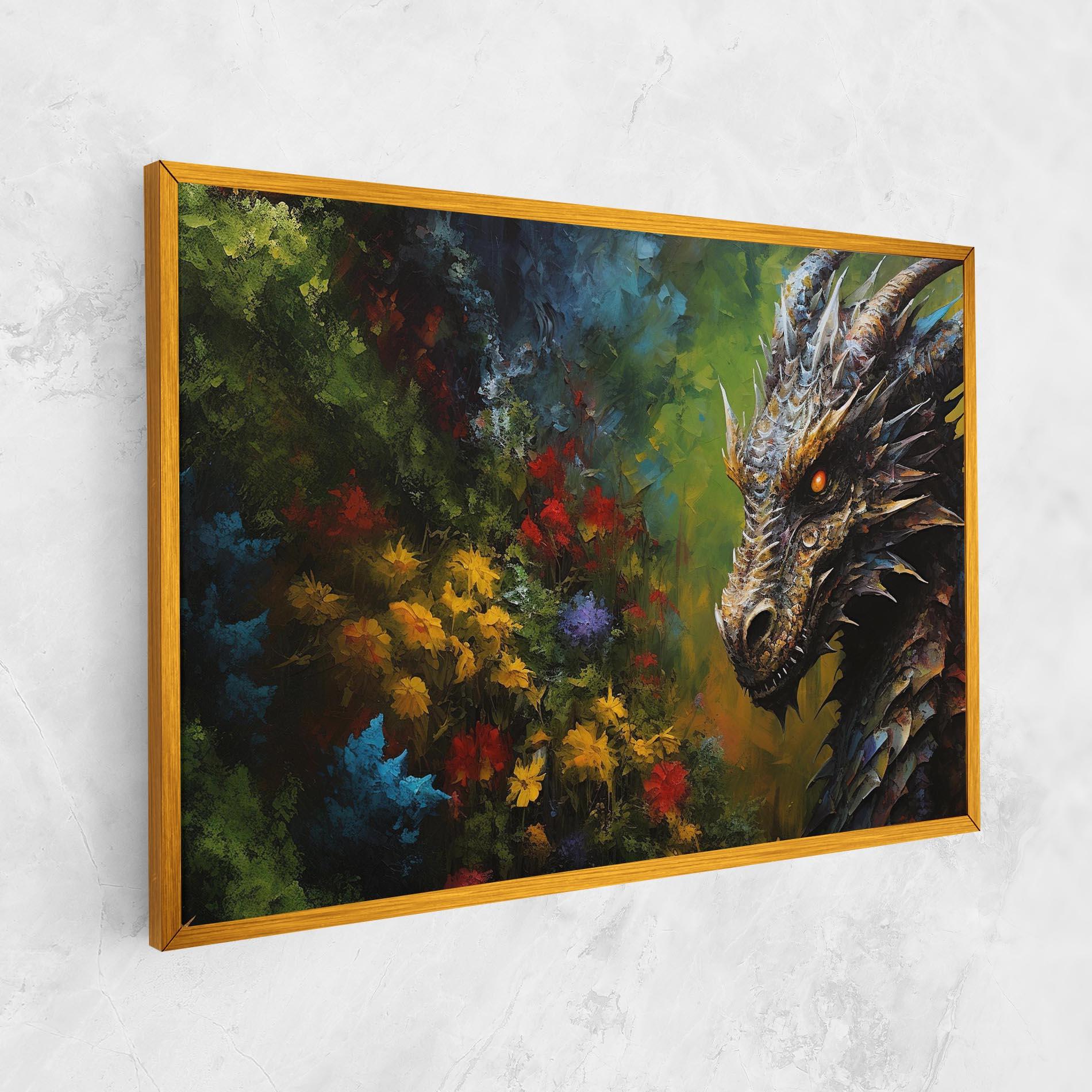 Tablou Canvas Dragon In Nature mockup 1