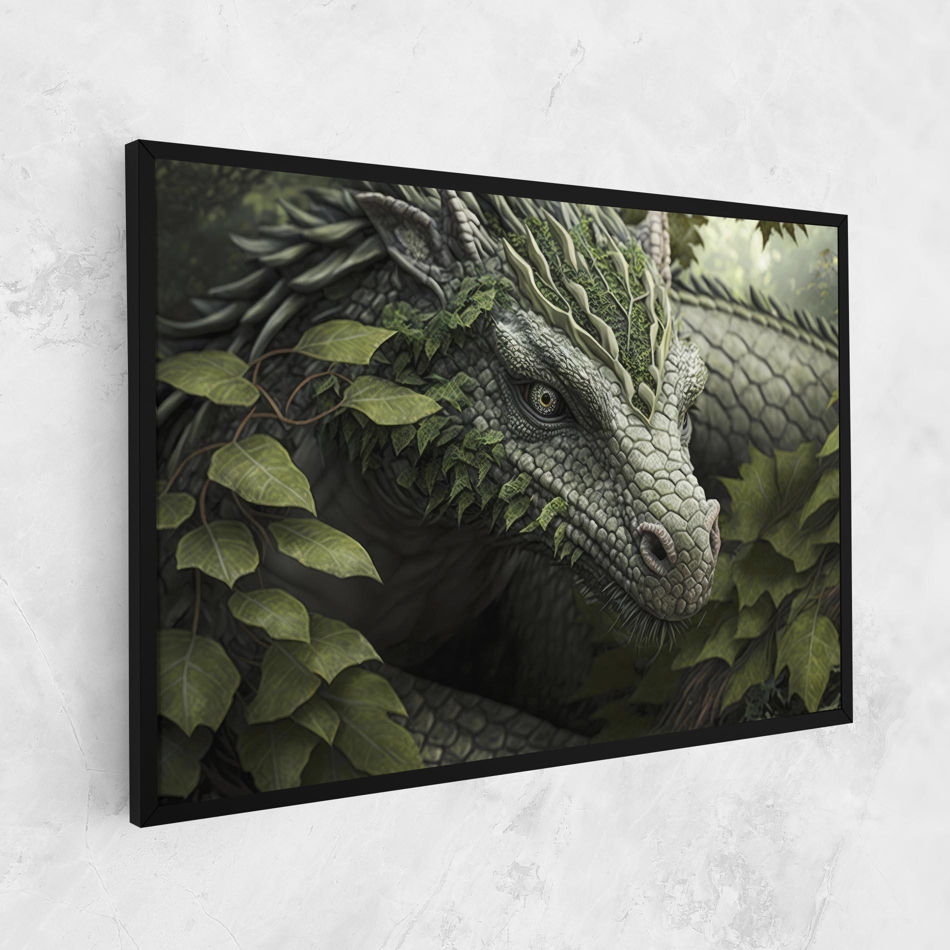 Tablou Canvas Ancient Forest Dragon mockup 1