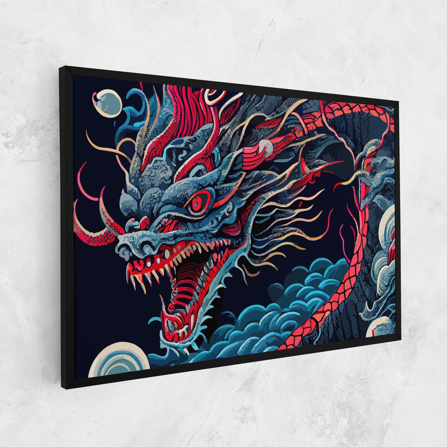 Tablou Canvas Cloud Dragon mockup 1