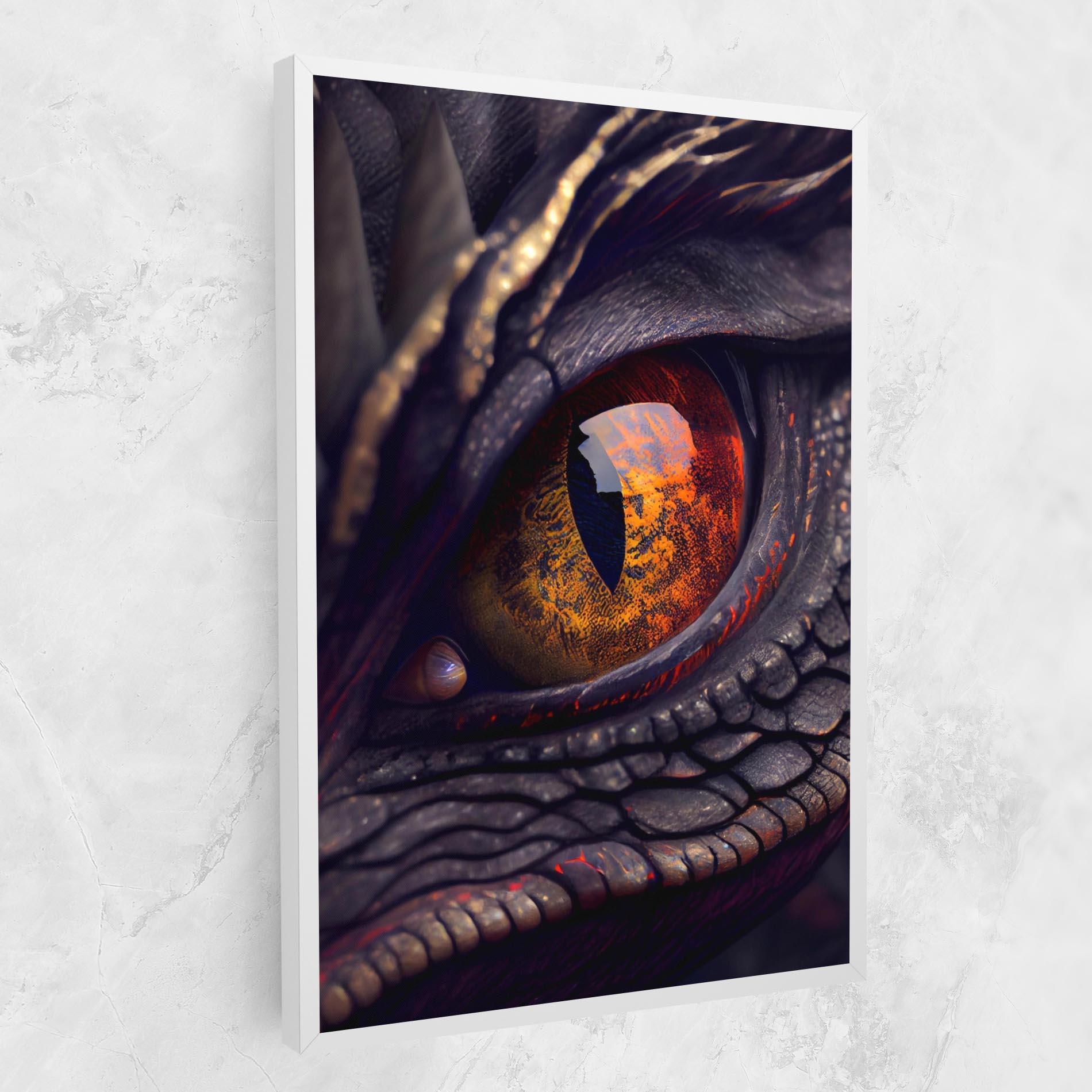 Tablou Canvas Close Up Red Eye Dragon mockup 1