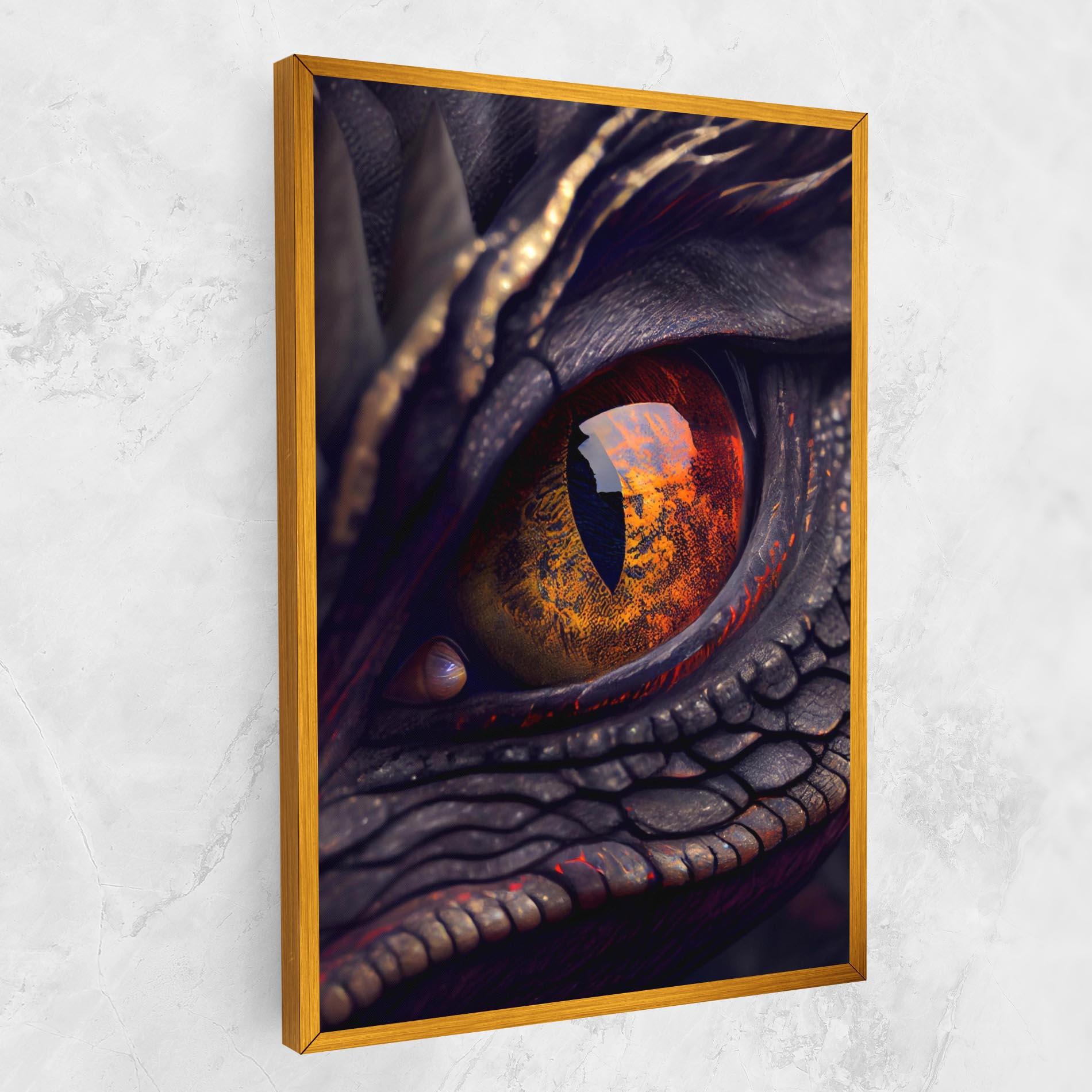 Tablou Canvas Close Up Red Eye Dragon mockup 1