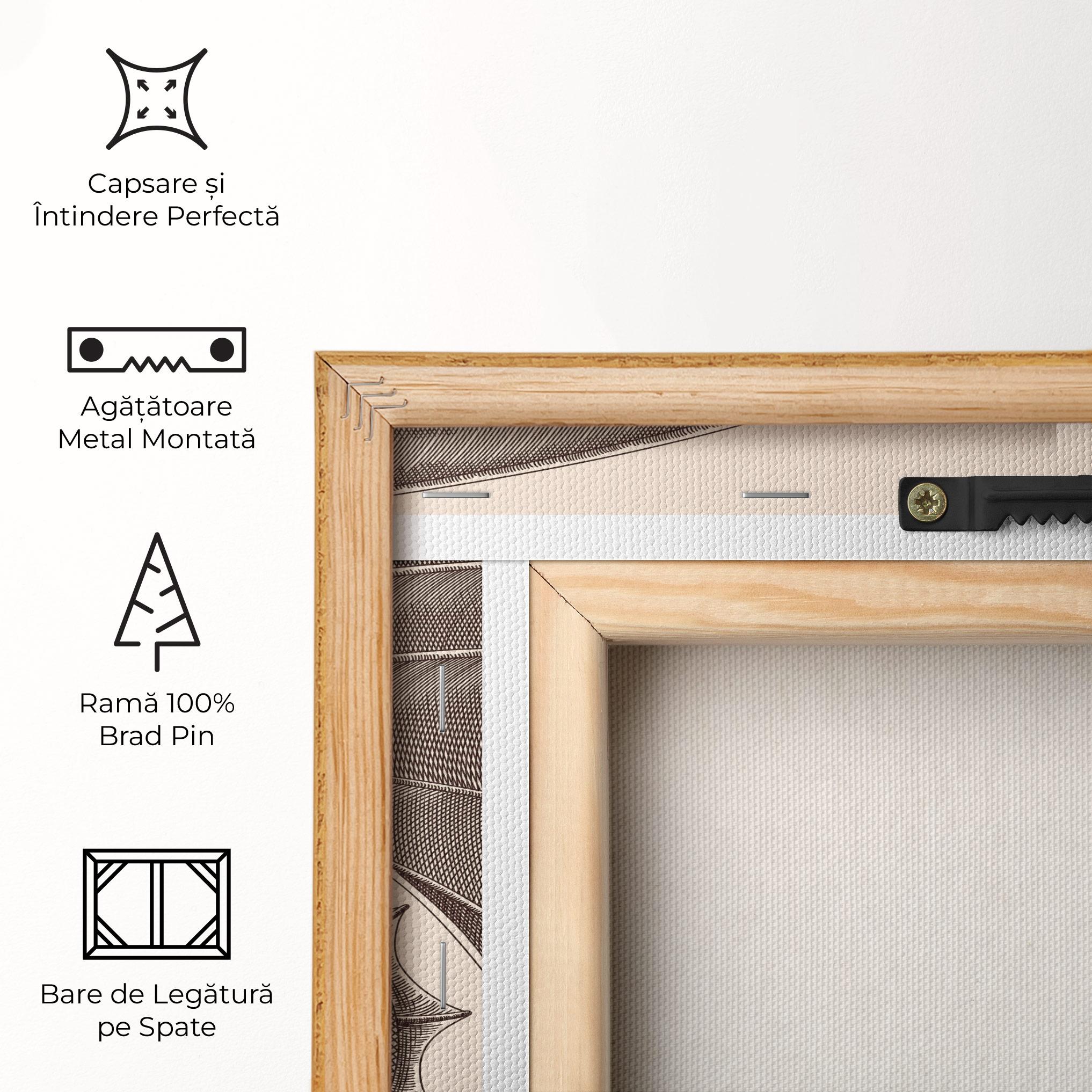 Tablou Canvas Brown Dragon mockup 5