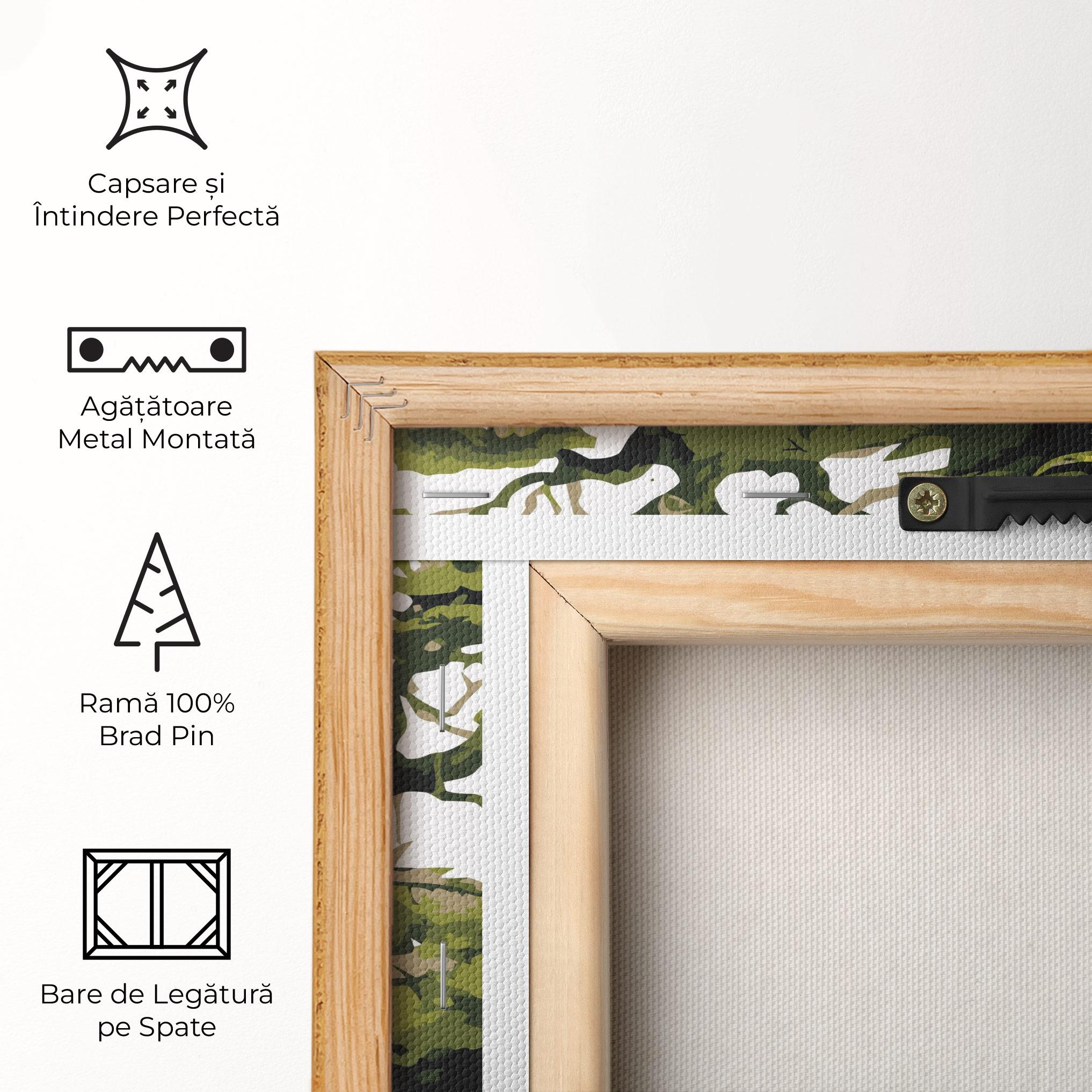 Tablou Canvas Green Nature Dragon mockup 5