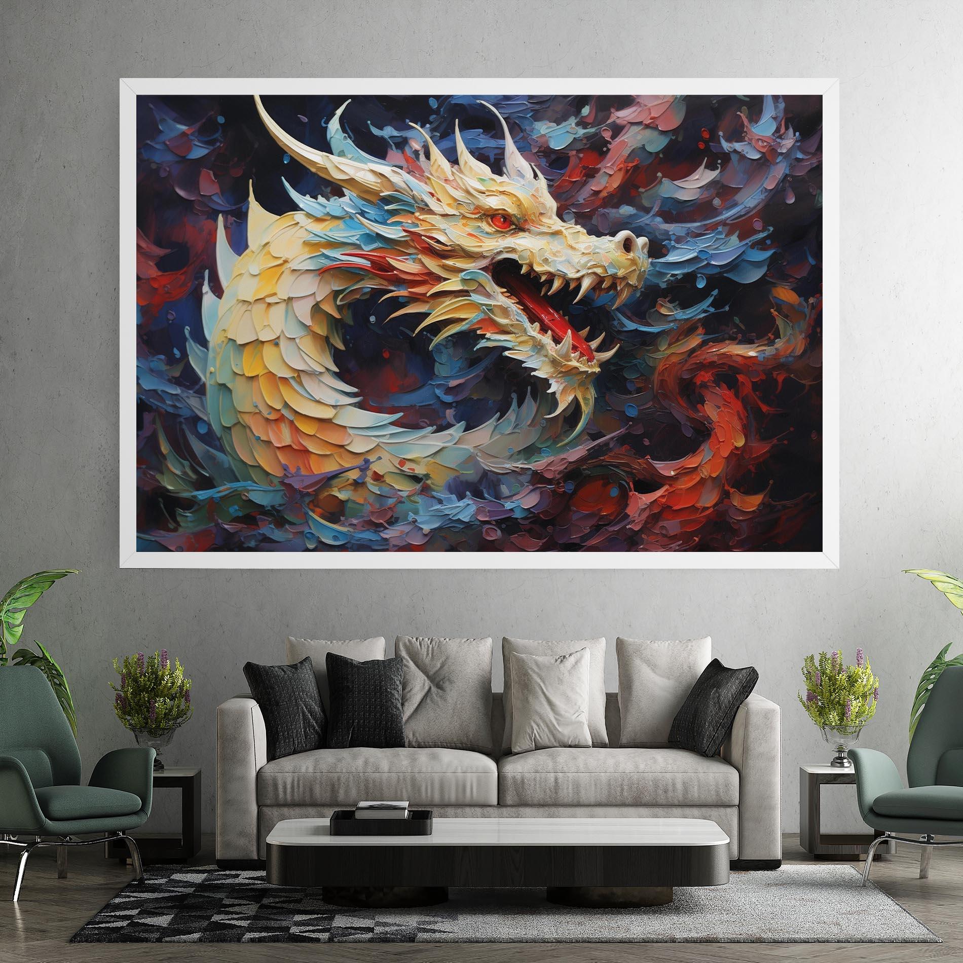 Tablou Canvas Fantasy Dragon Art mockup 7
