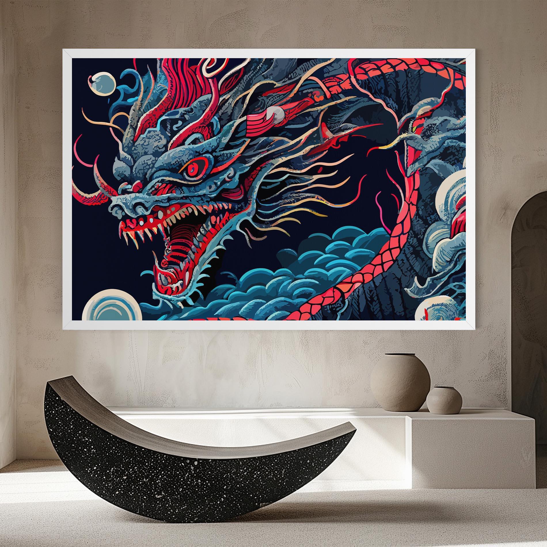 Tablou Canvas Cloud Dragon mockup 8