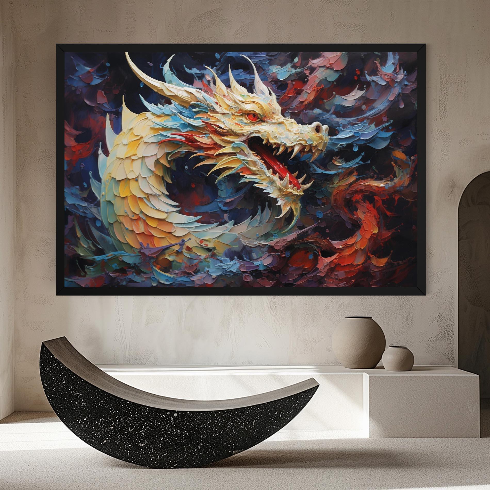 Tablou Canvas Fantasy Dragon Art mockup 8