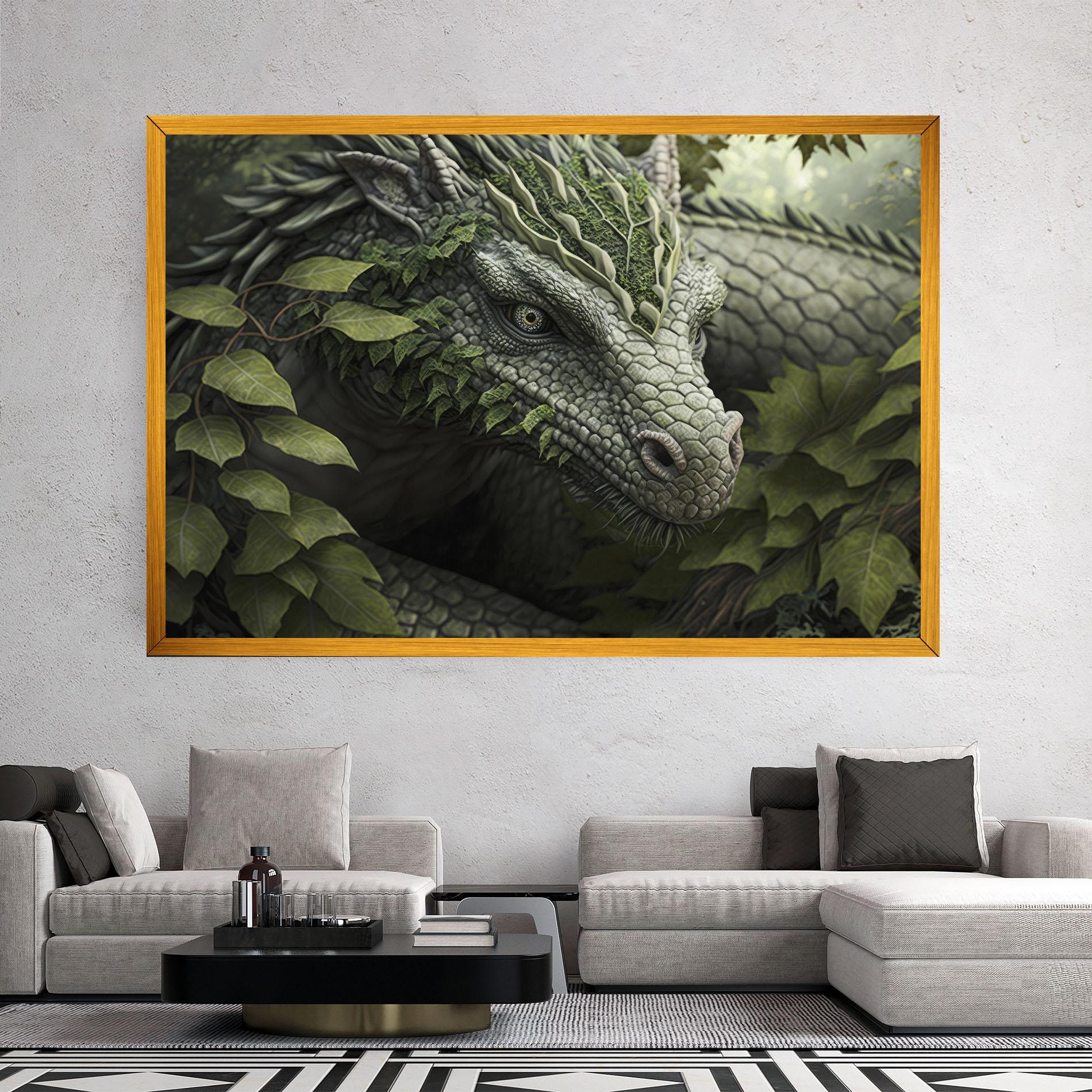 Tablou Canvas Ancient Forest Dragon mockup 2