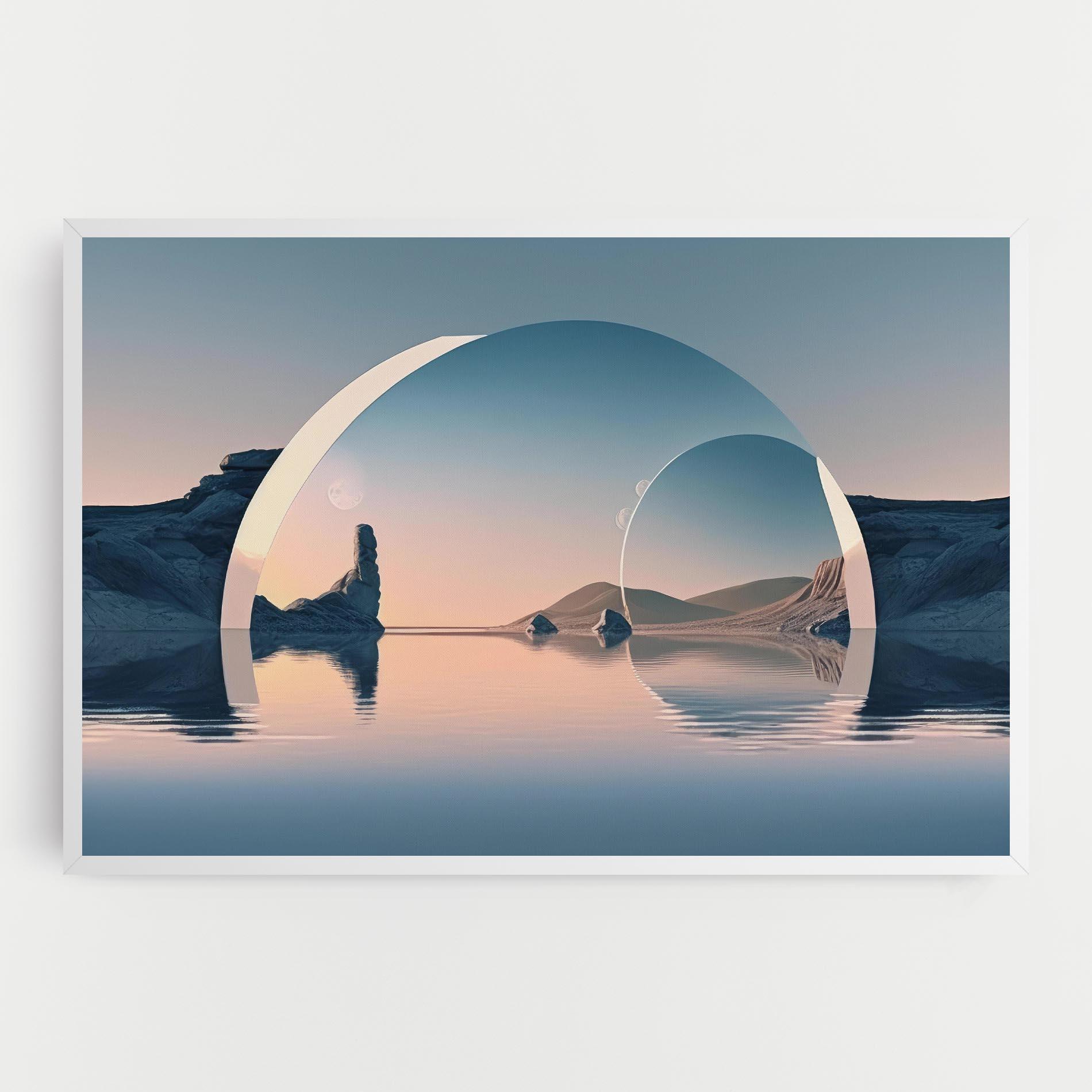Tablou Canvas 3d Fantastic Elements mockup 0