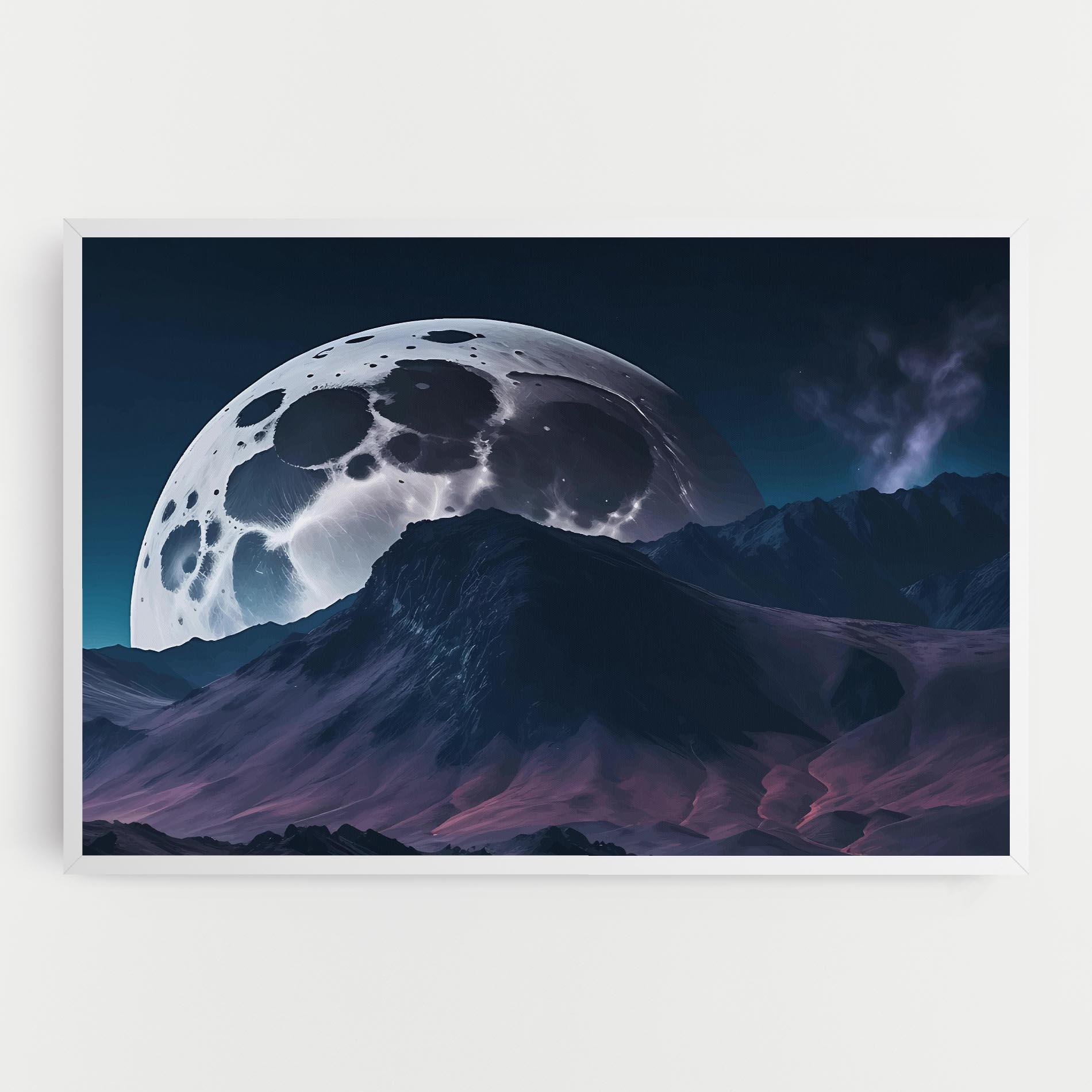 Tablou Canvas Full Moon Smoke mockup 0