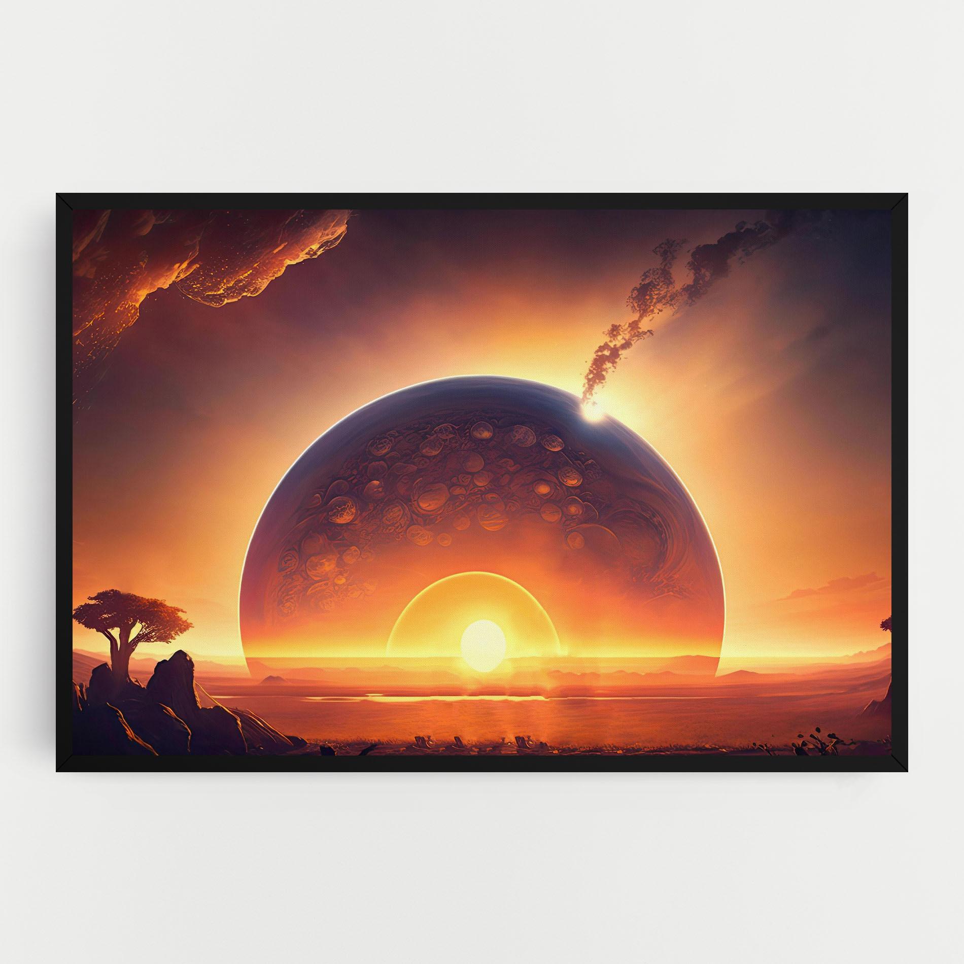 Tablou Canvas Abstract Fantasy Science mockup 0
