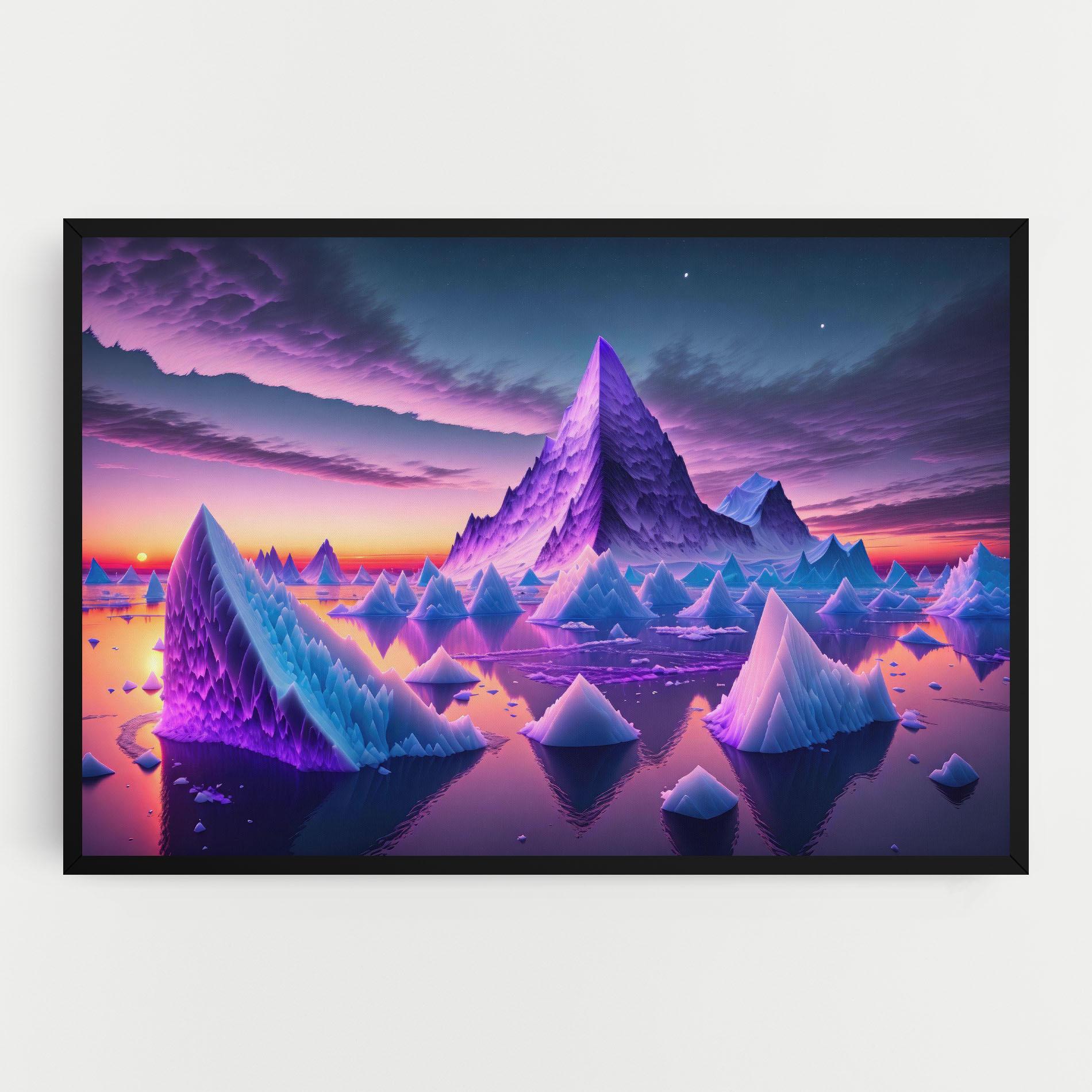 Tablou Canvas Floating Iceberg mockup 0