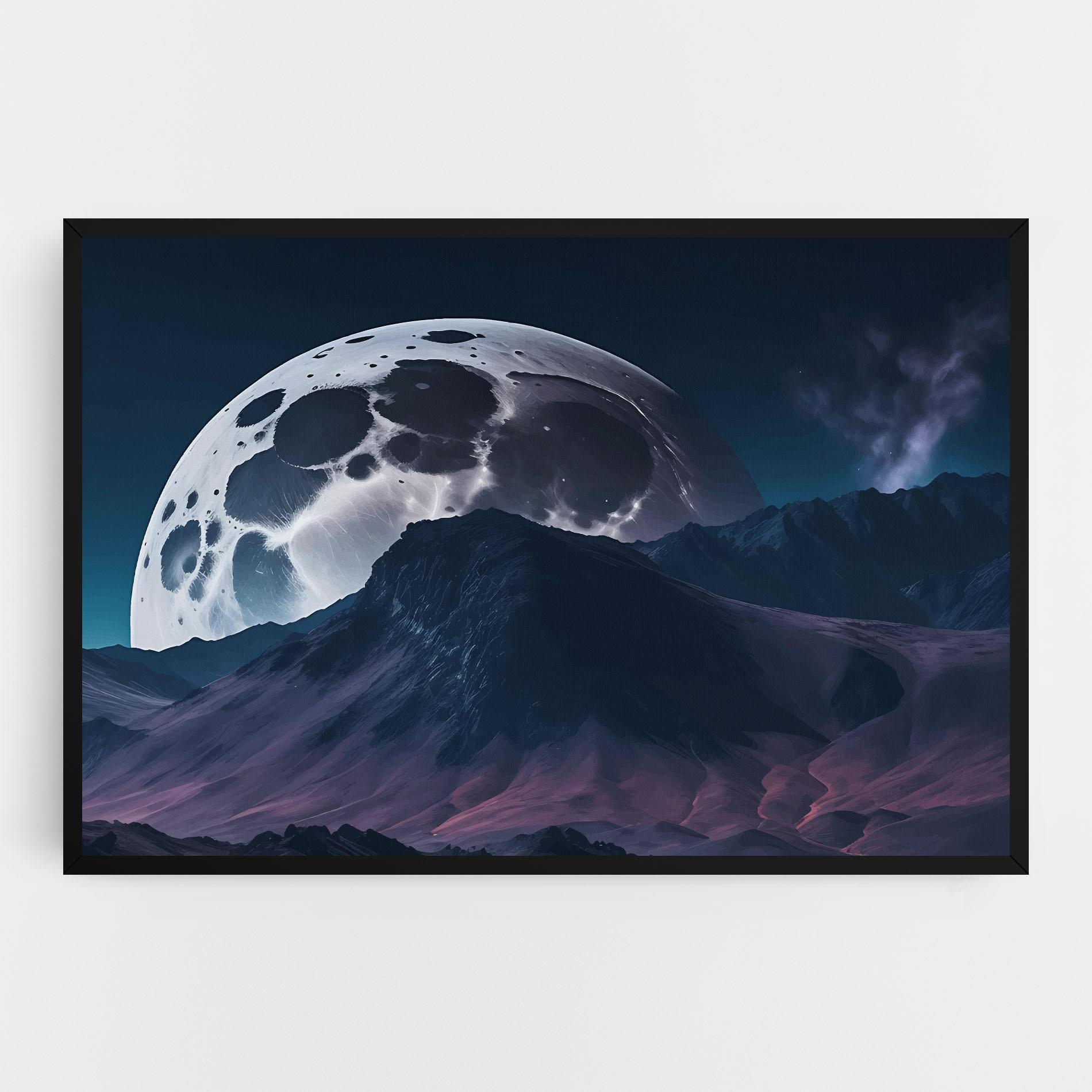 Tablou Canvas Full Moon Smoke mockup 0