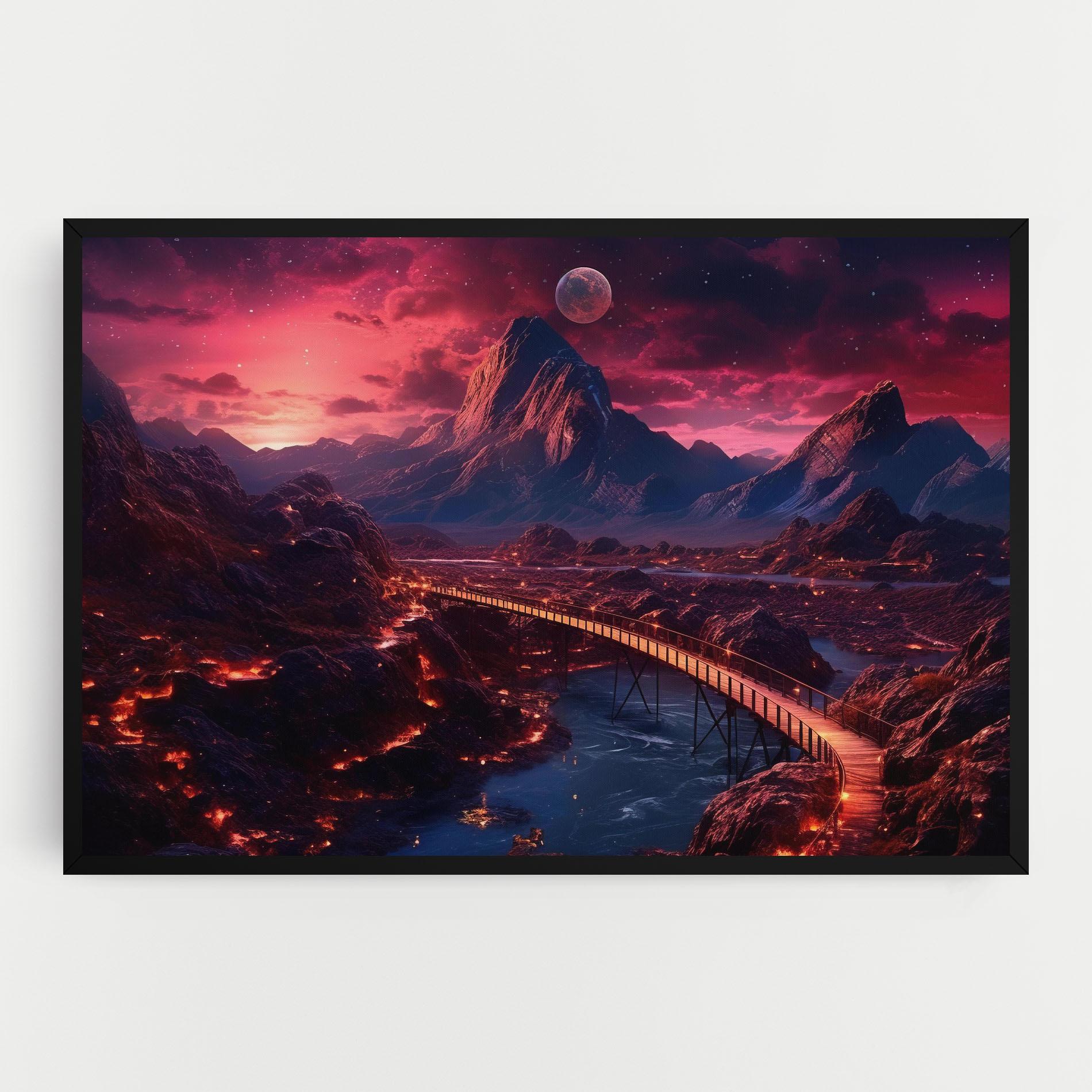 Tablou Canvas Interstellar Journey mockup 0