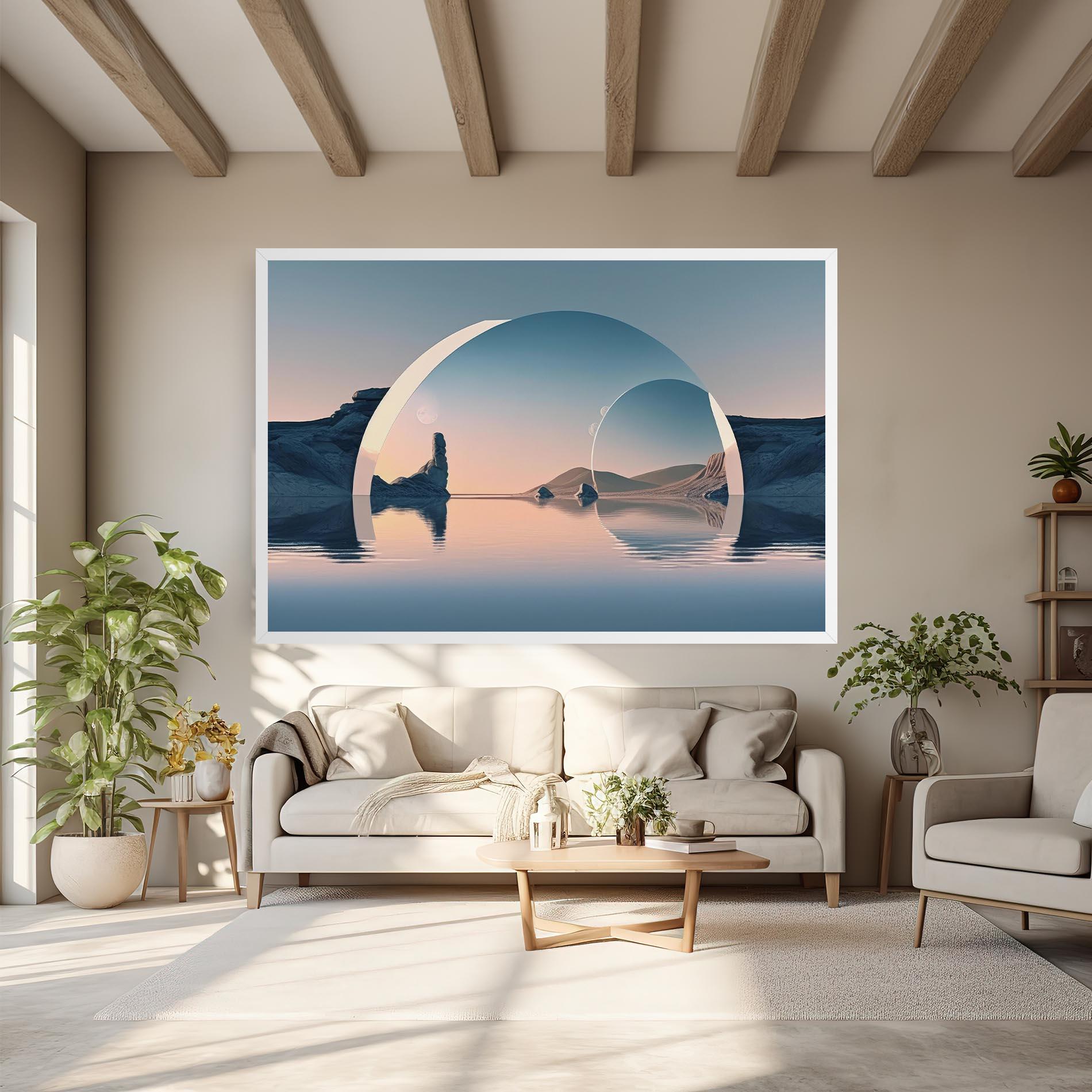 Tablou Canvas 3d Fantastic Elements mockup 6