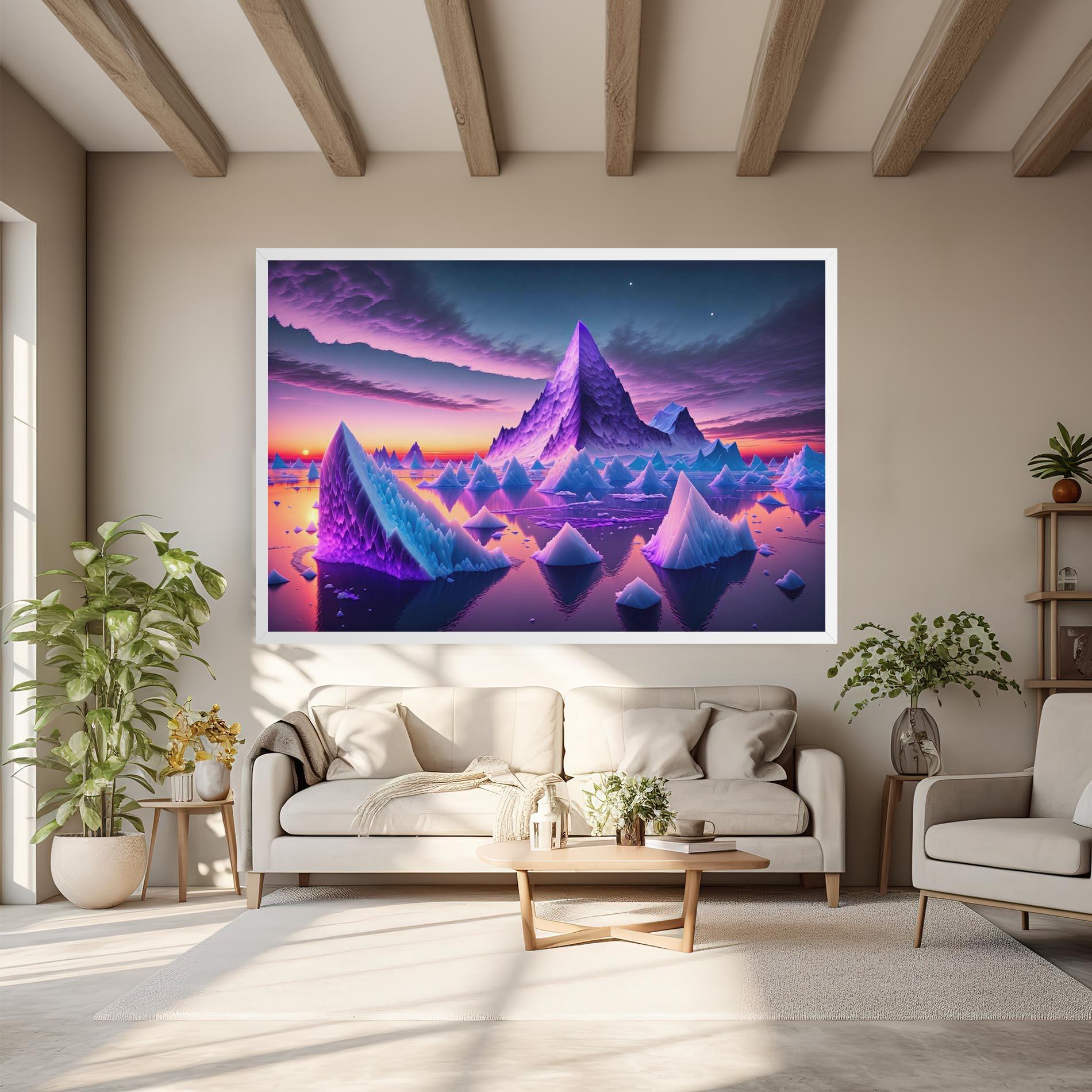 Tablou Canvas Floating Iceberg mockup 6