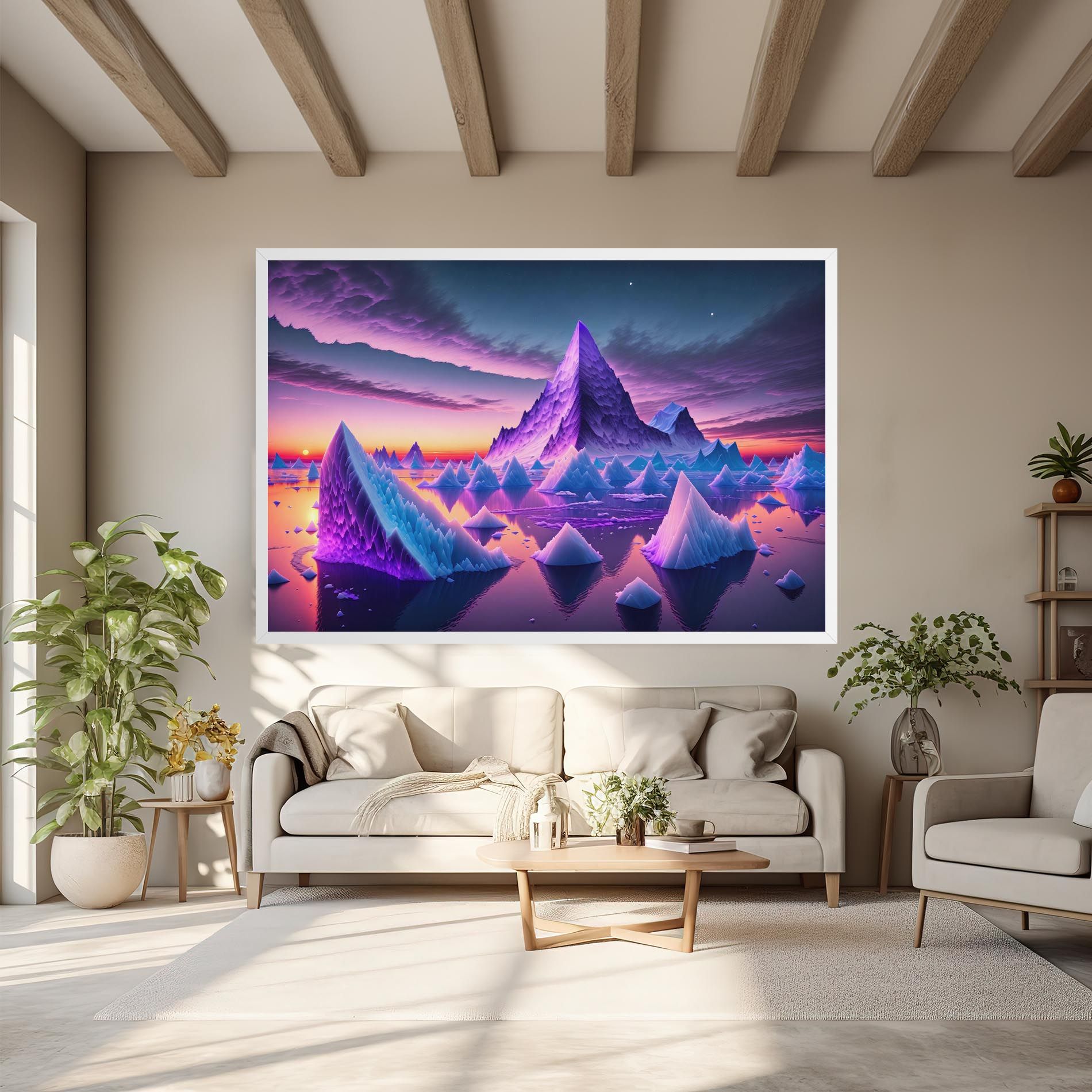 Floating Iceberg mockup 6