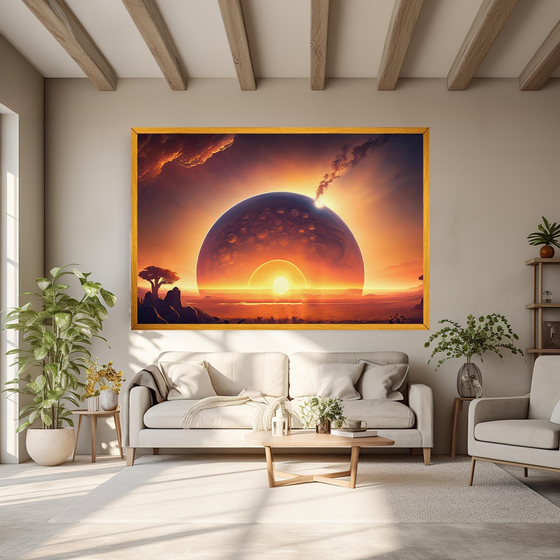 Tablou Canvas Abstract Fantasy Science mockup 6