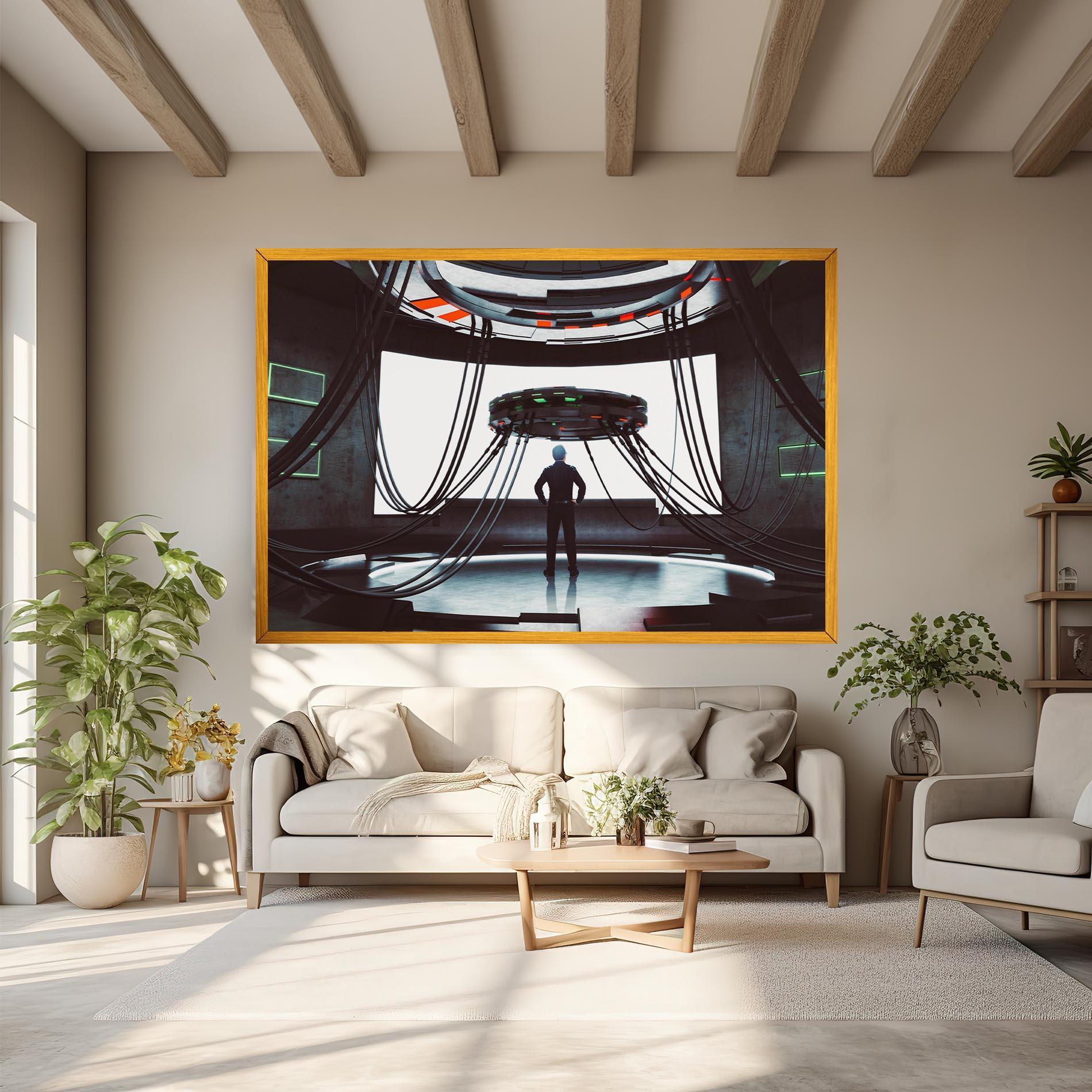 Tablou Canvas Cyber Chronicle mockup 6