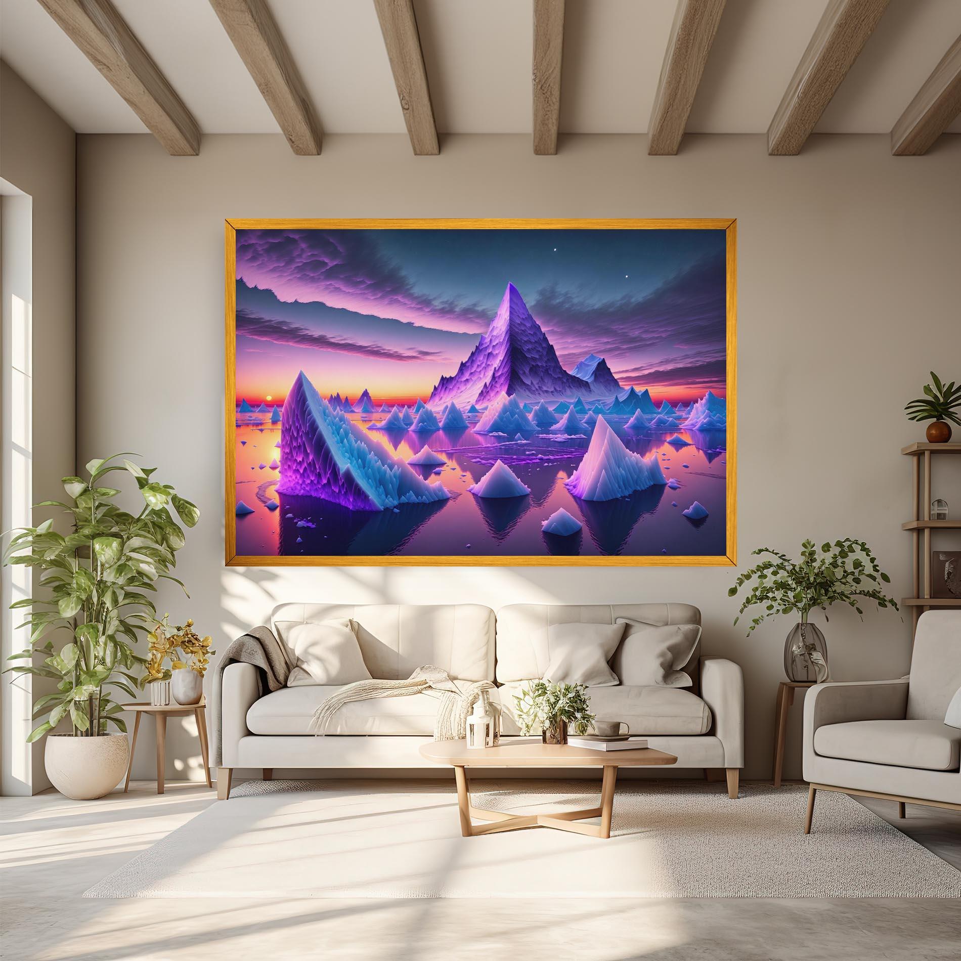 Tablou Canvas Floating Iceberg mockup 6