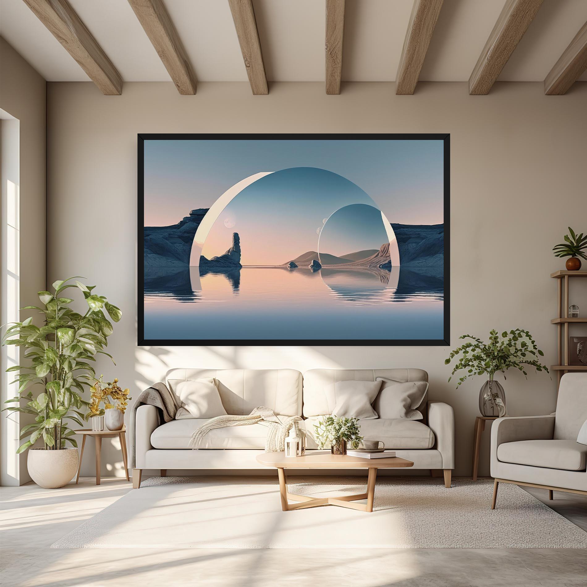 Tablou Canvas 3d Fantastic Elements mockup 6