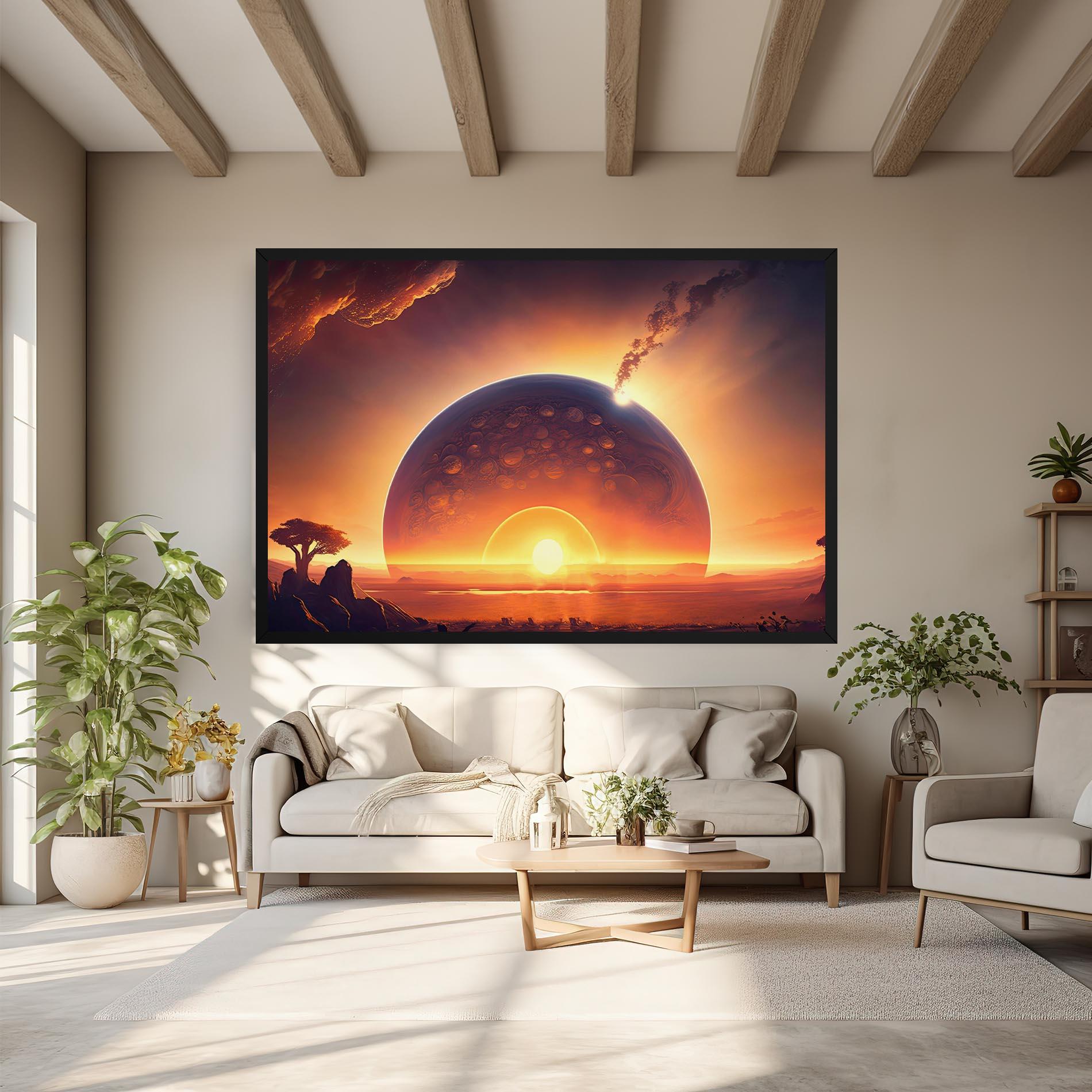 Tablou Canvas Abstract Fantasy Science mockup 6