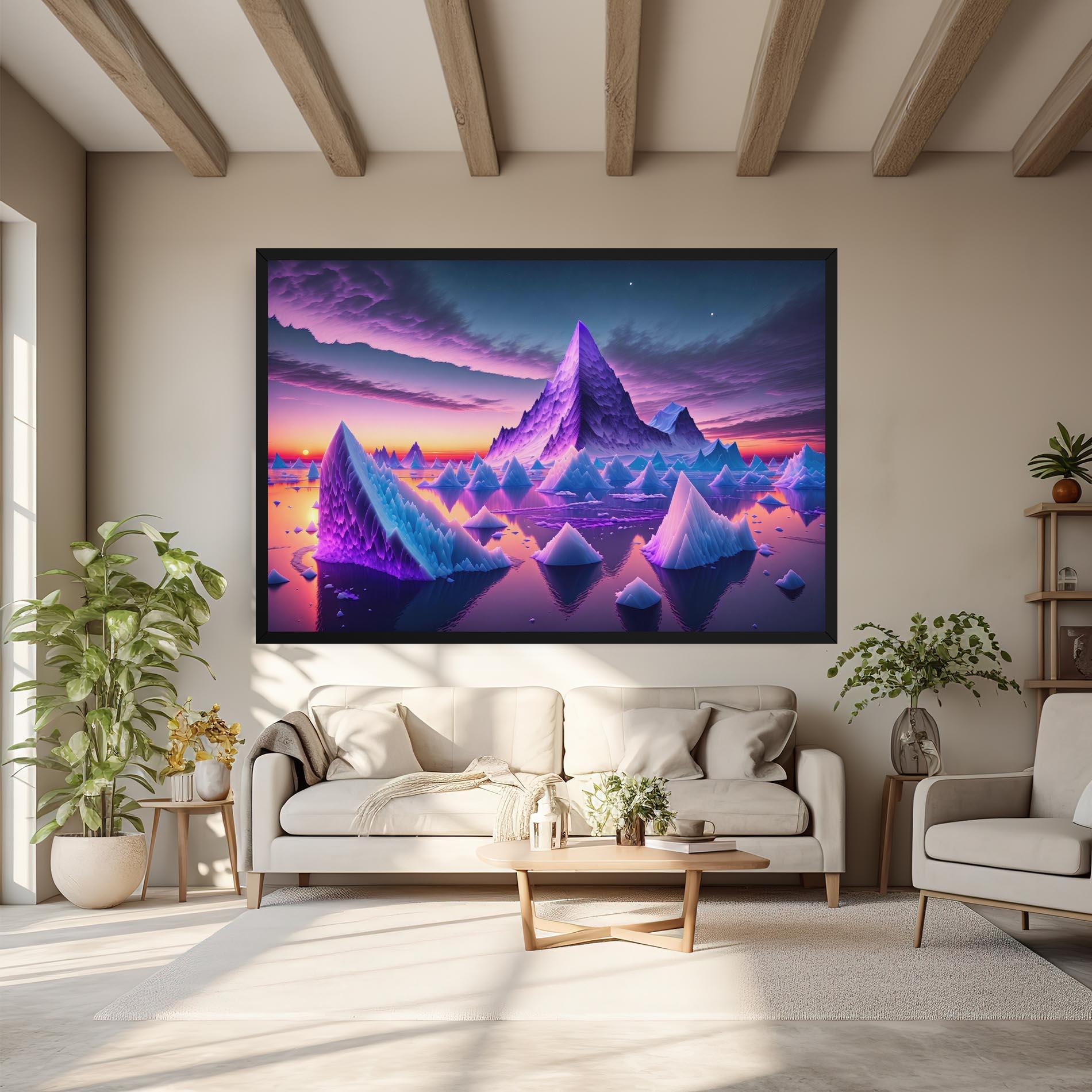 Tablou Canvas Floating Iceberg mockup 6